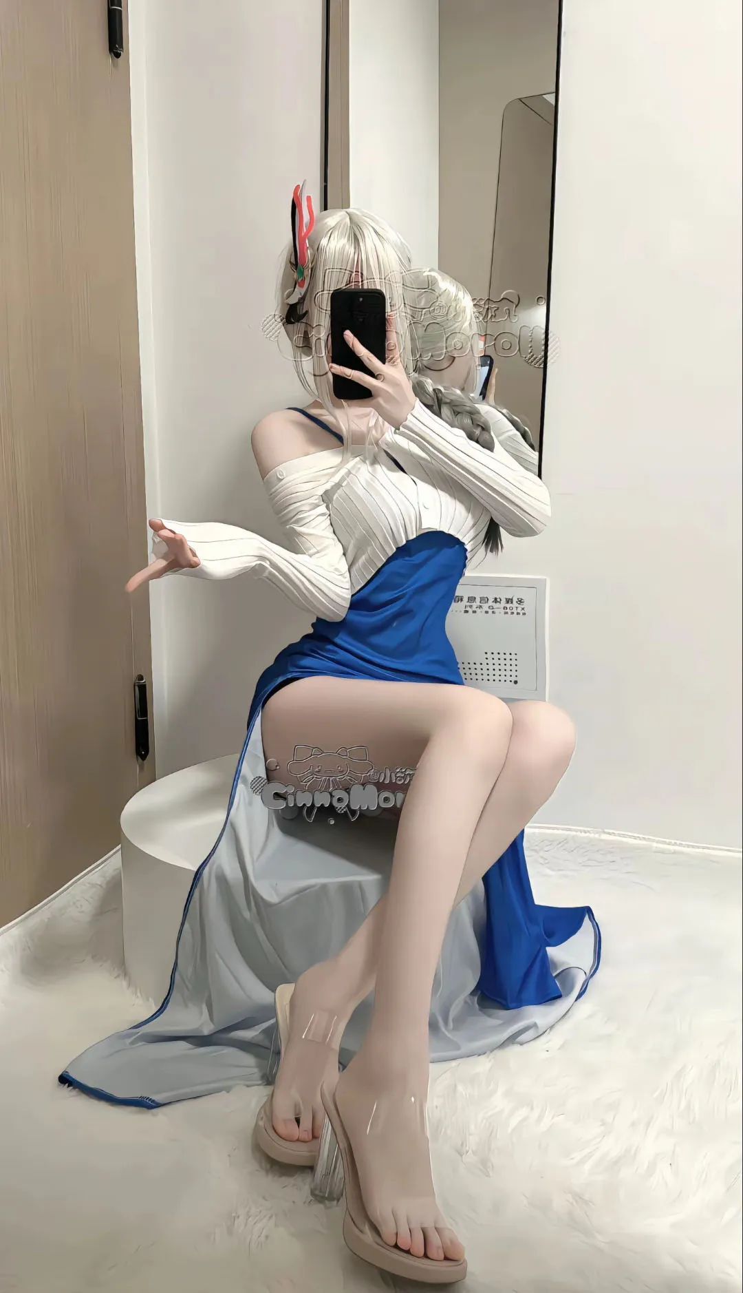 原神cos：黑丝+皮鞭，雷神化身搜查官！兔女郎甘雨太魅惑了！水手服绫华，单边白丝神子让人狂喜！