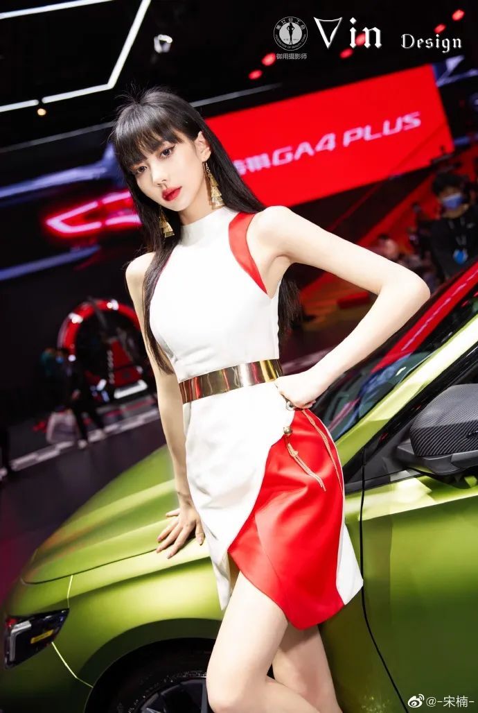 最美“车模”宋楠小姐姐，车模界颜值天花板