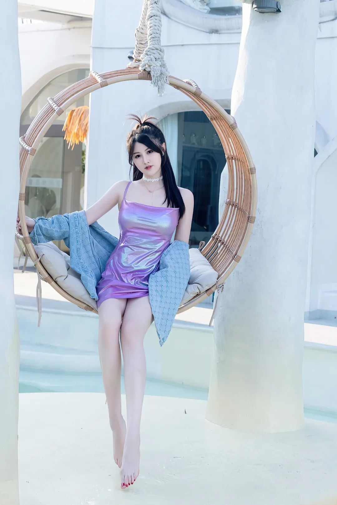 [仙女集]成熟丰满，身材曼妙，不愧是性感JK女神