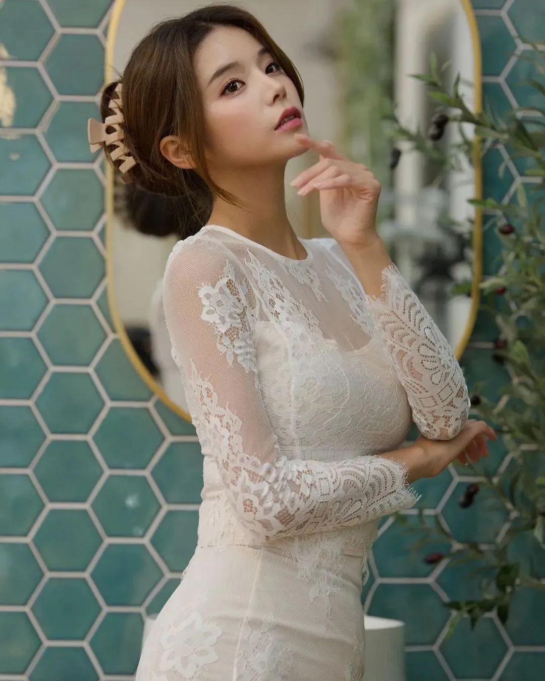 韩国网红Leebini，甜美火辣的美女模特