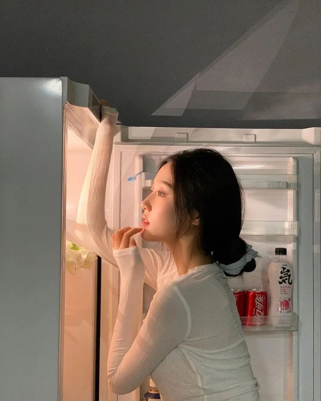 国产网红林真，神似刘亦菲的气质范高冷女神