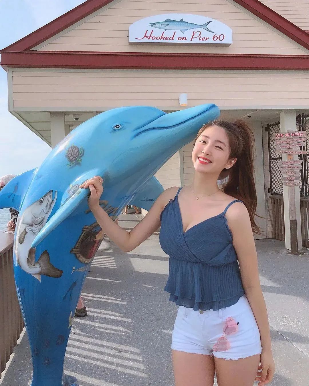 韩国网红安智贤，甜美可爱的啦啦队女神