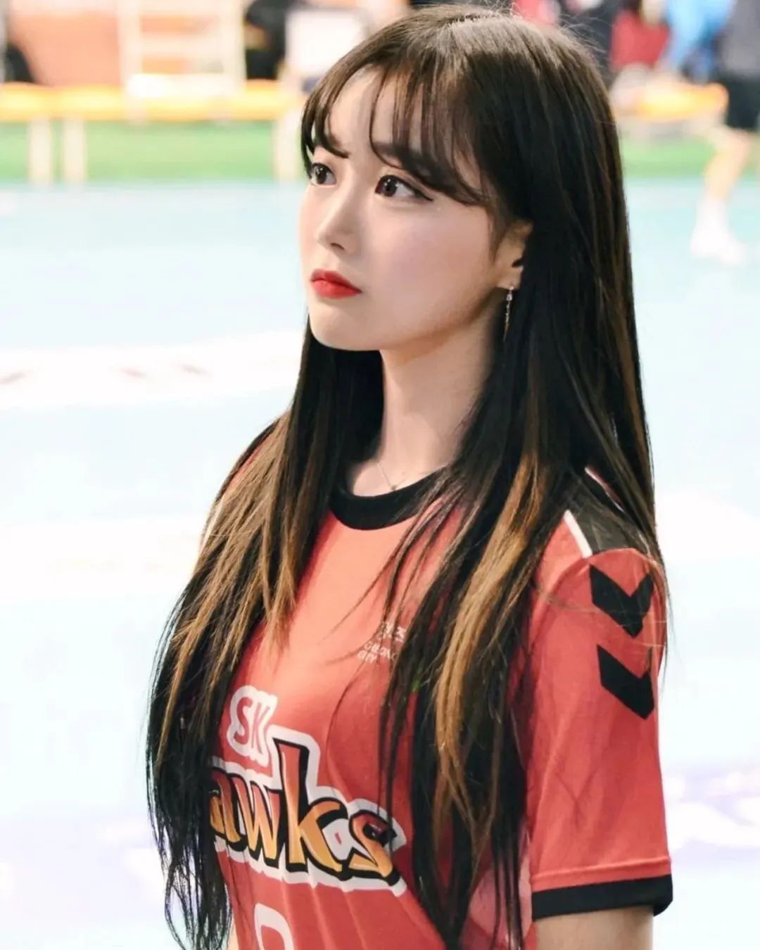 韩国网红李多惠，甜美可爱的啦啦队女神