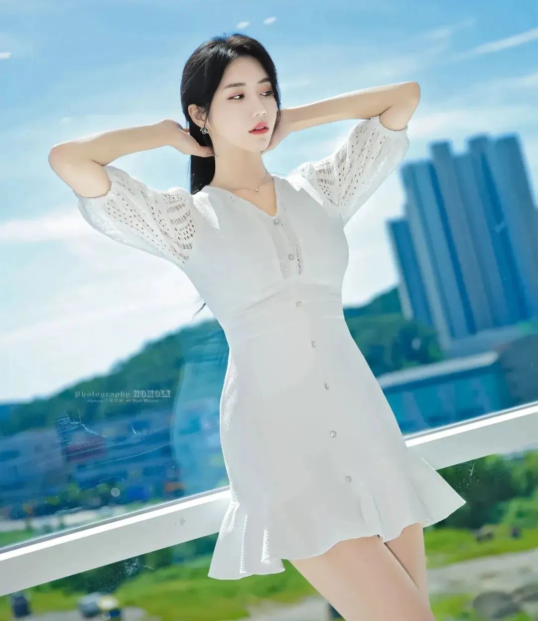 韩国网红美女林率雅，可盐可甜的气质女神