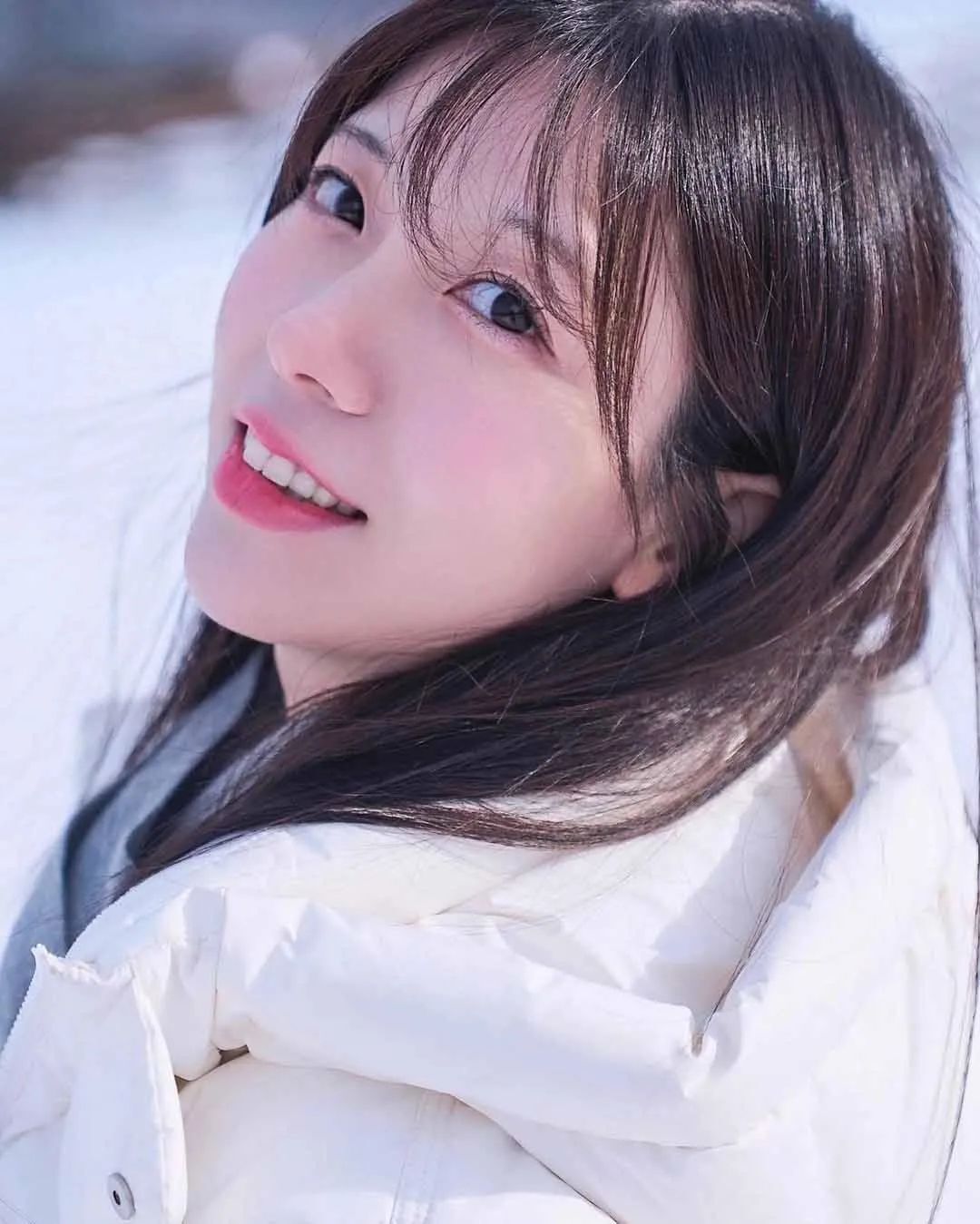 甜美可爱的内衣模特！