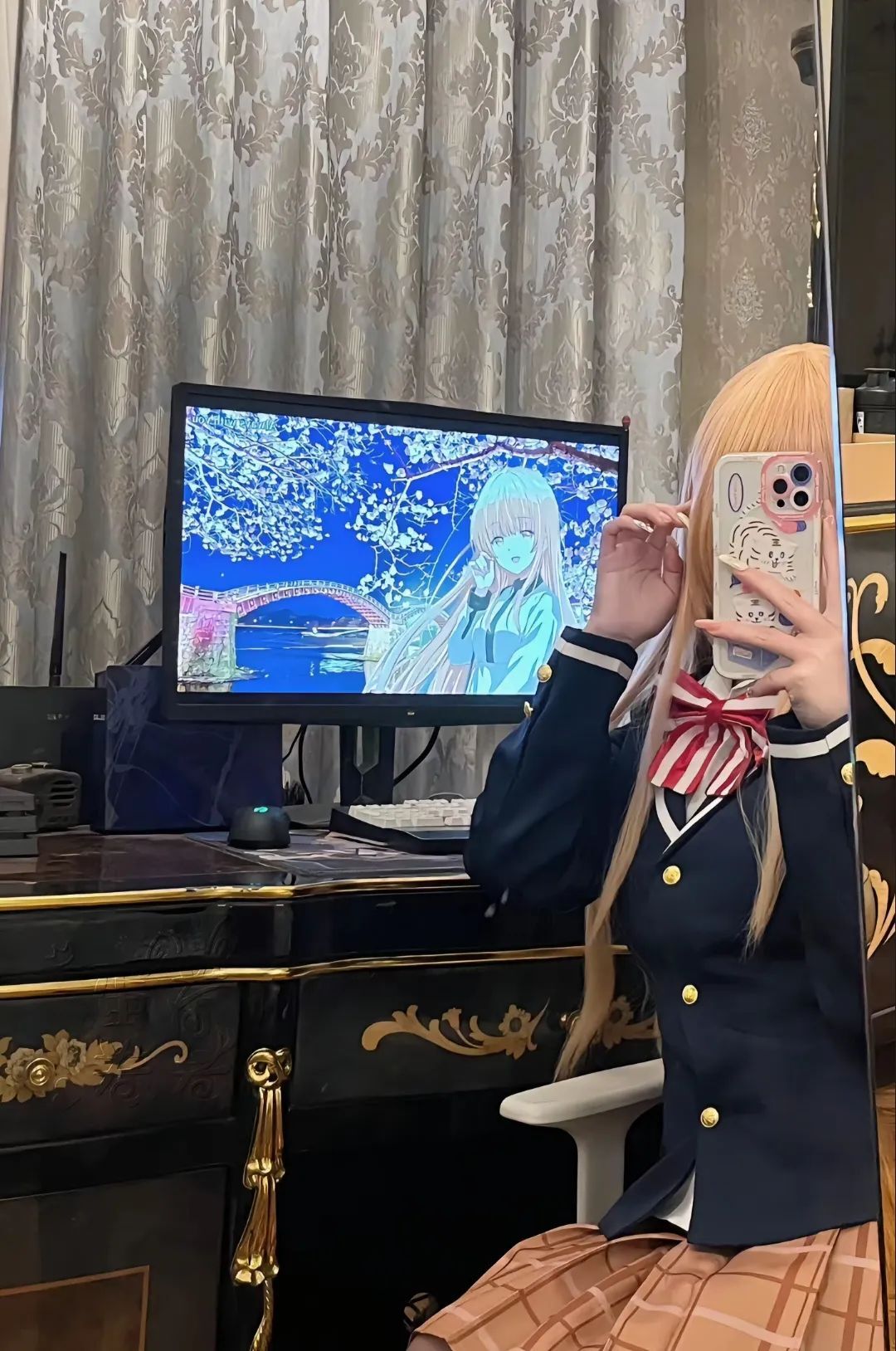 想和你牵着手在海边散步#想和你手牵着手一起散步#稚名真昼#稚名真昼天使大人cos#关于邻家的天使不知不觉把我惯成废人这件事