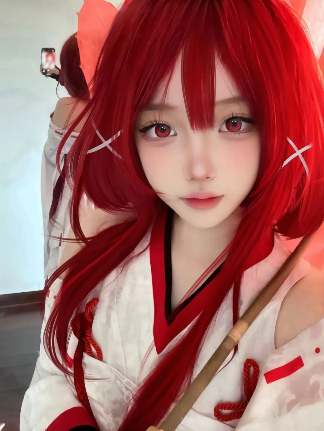 落尽红樱君不见，轻绘梨花泪沾衣#绘梨衣#龙族#cos#绘梨衣cos#甜妹