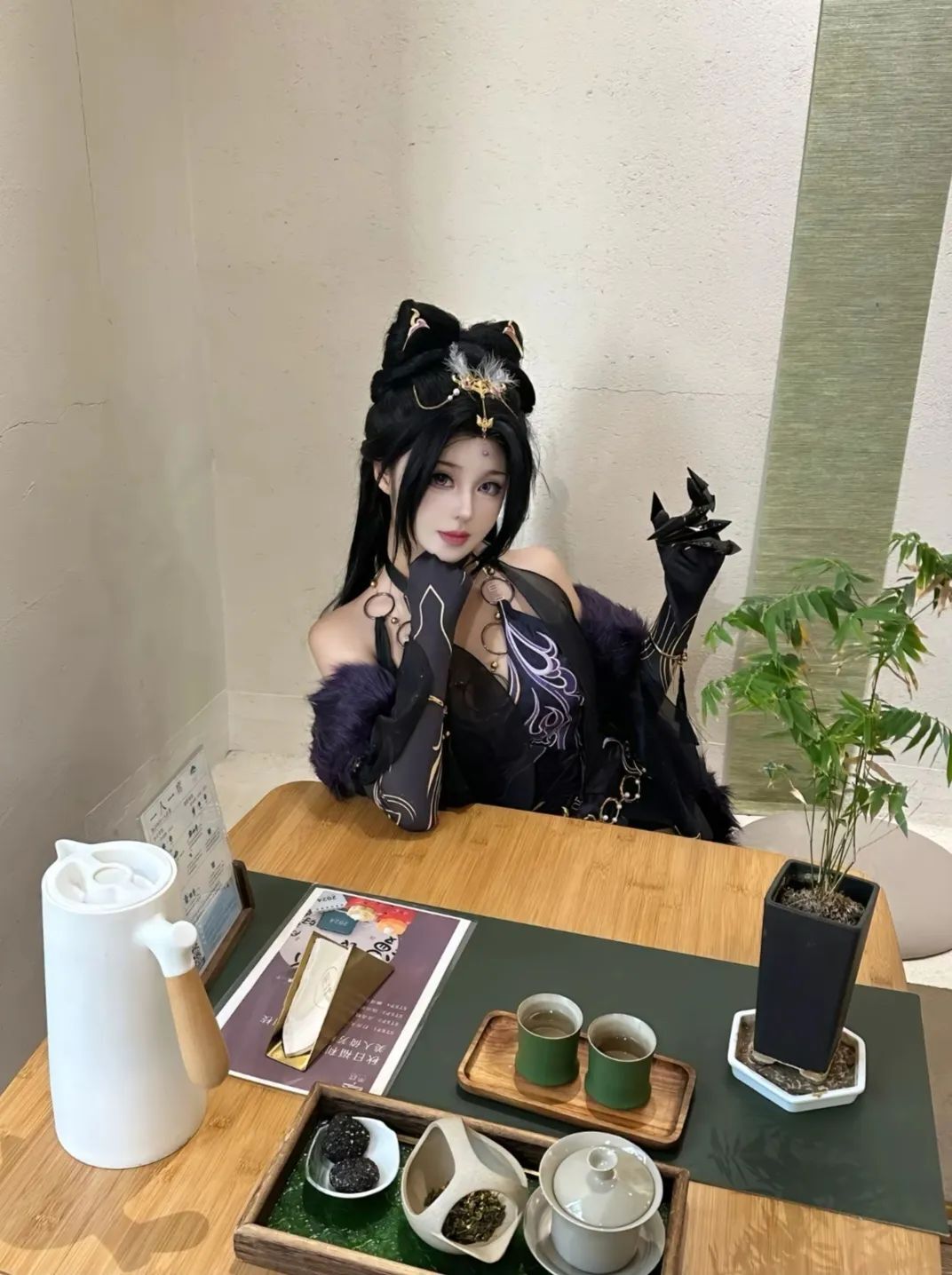 “臣服于我的脚下吧”你的灵魂我收下了#玉玲珑#cos#狐狸#永劫无间#御姐