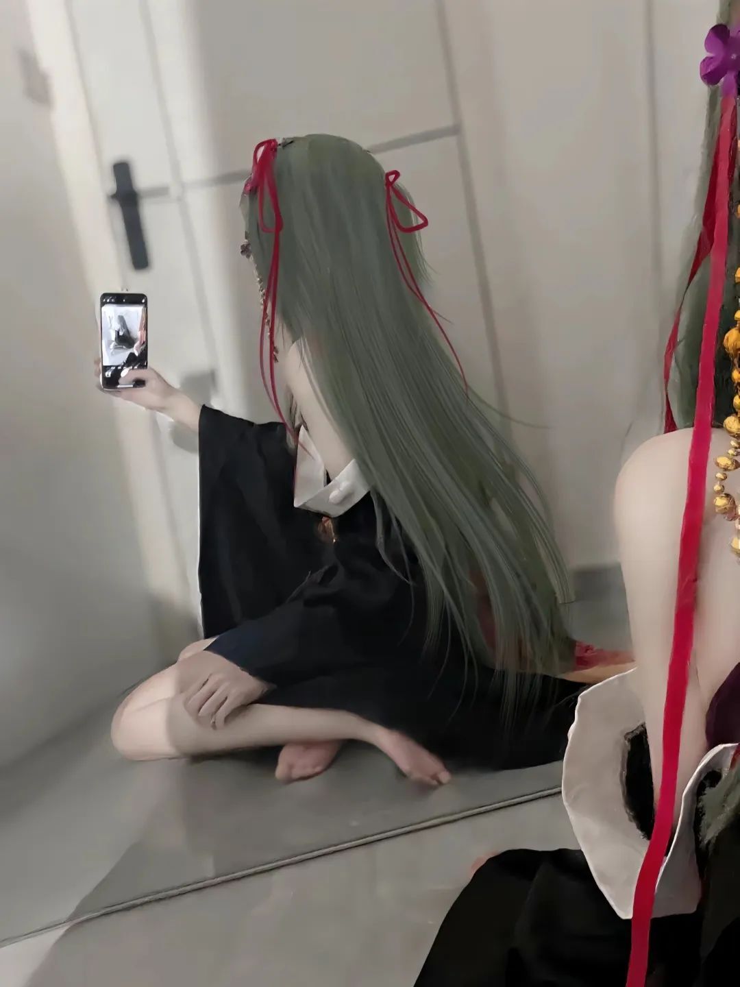 “愿你不用再独与明月为伴，因为总是有人会幸福着你的幸福”#galgame#千恋万花#幼刀丛雨#cos#甜妹