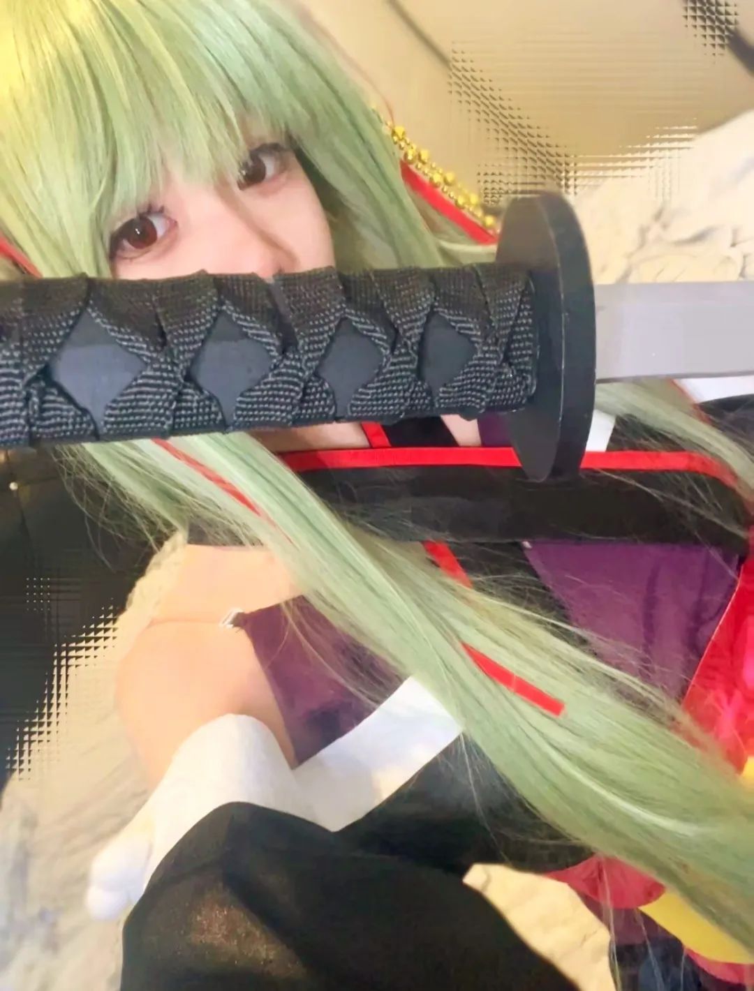 “愿你不用再独与明月为伴，因为总是有人会幸福着你的幸福”#galgame#千恋万花#幼刀丛雨#cos#甜妹