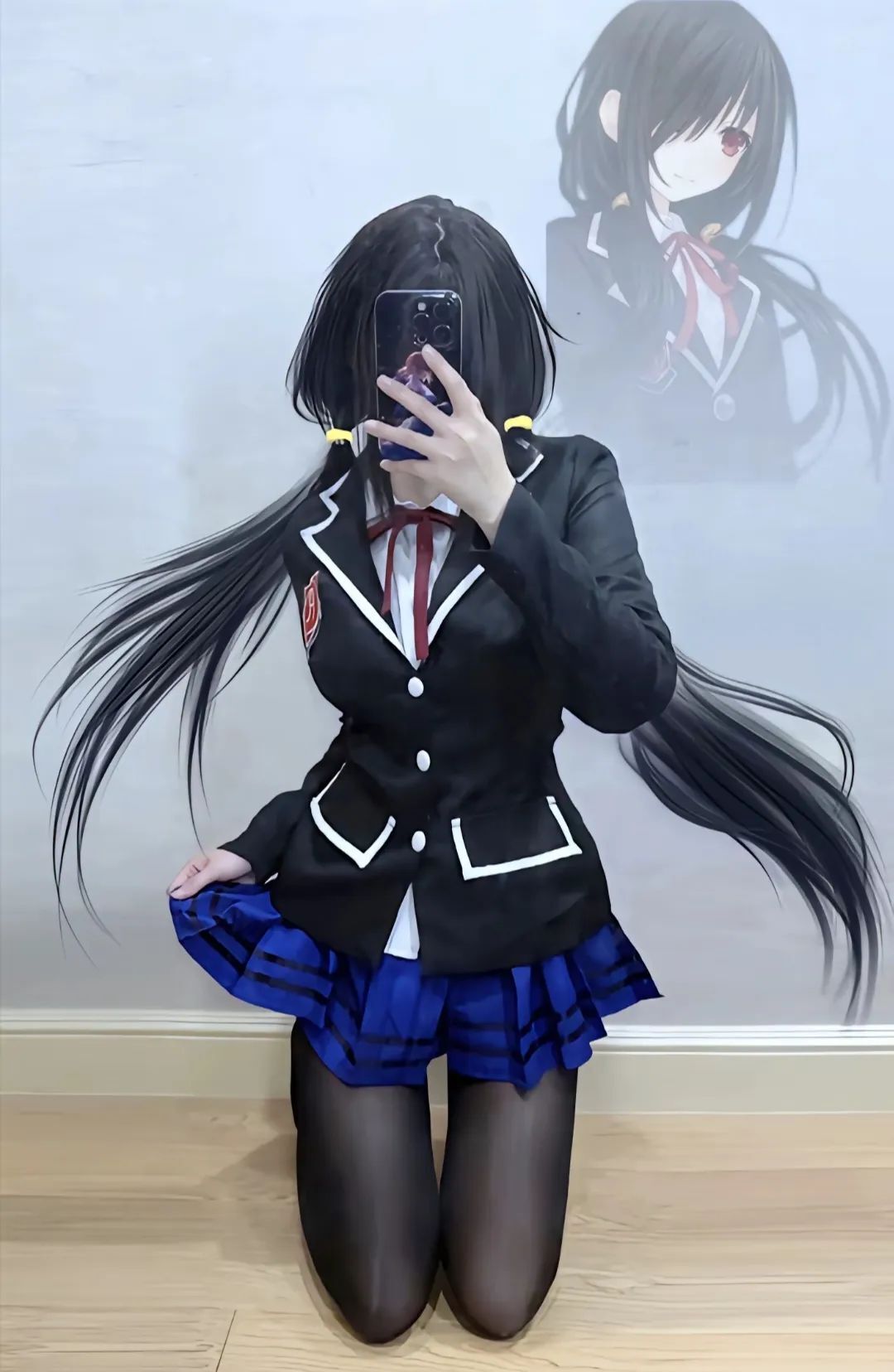 #动漫#约会大作战 如果全世界都否定你的话，那么我就要超过他们更加的选择你#时崎狂三cos