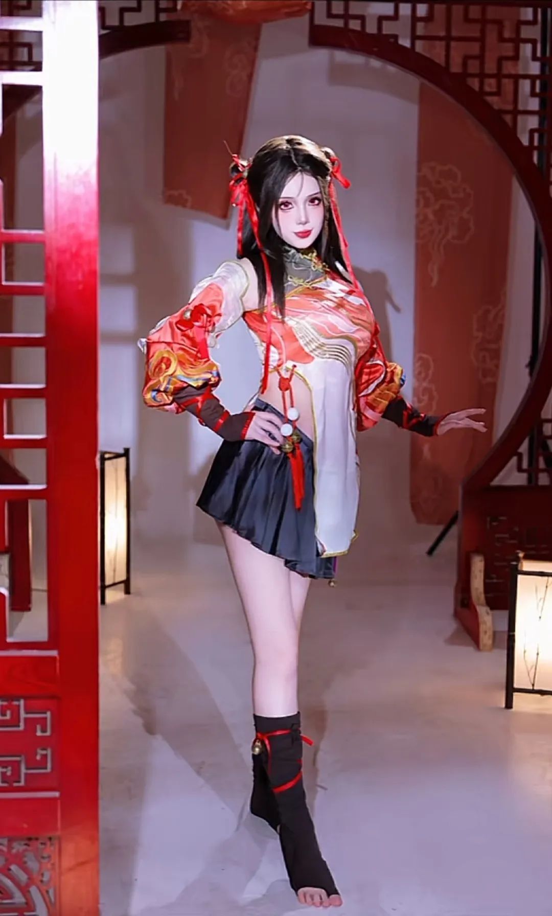 “后来我不再奢求幸福“只希望你和我平平安安”#沈妙#朱雀星衣#永劫无间#cos#平安#甜妹#沈秒皮肤cos