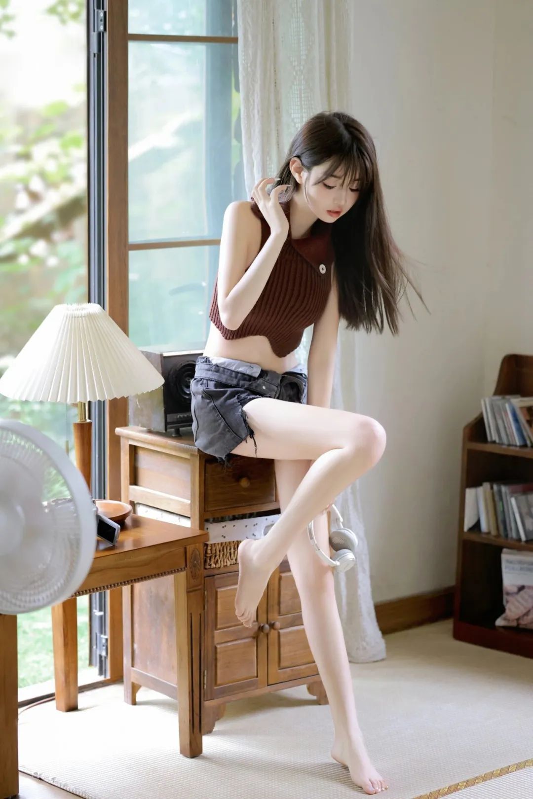 夏日午后的少女