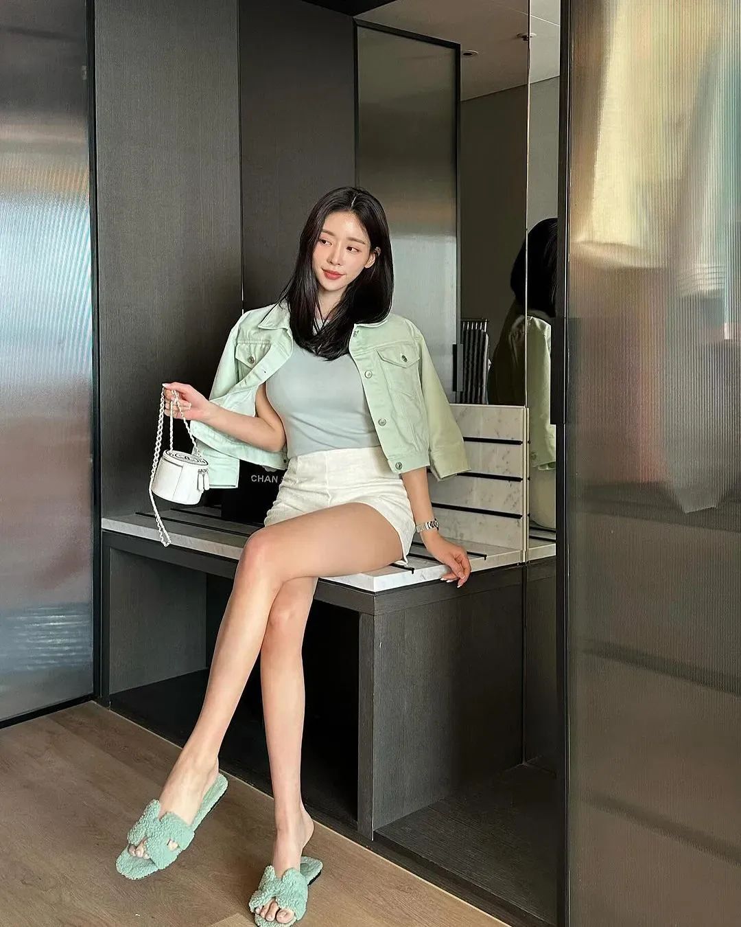 颜值逆天的韩国小妞，好想抱抱她