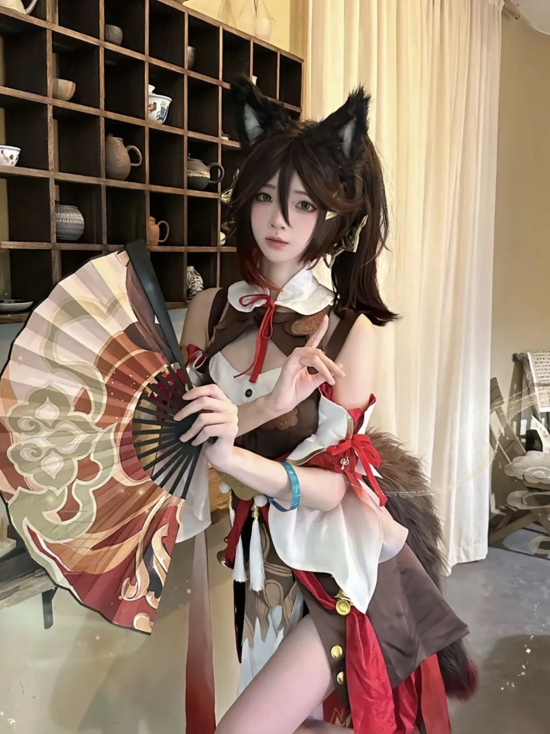 “擦肩而过只是一瞬间，相见与离别即使是如此，我也珍惜所遇到的所有”#停云#崩坏星穹铁道#cos#甜妹#星穹之旅