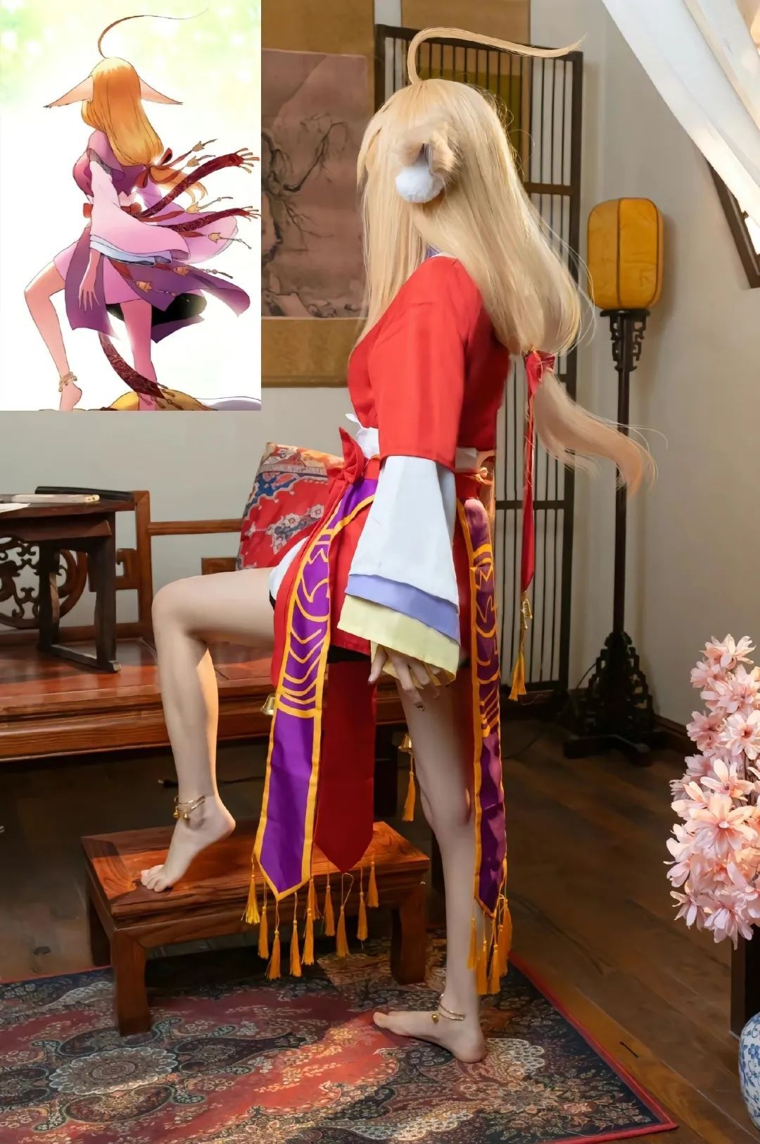 “狐妖之力，源于至情，既是因情而生的力，又怎么会不让自己，为情所伤呢?这便是红线的宿命，红线仙的宿命···#涂山红红#cos