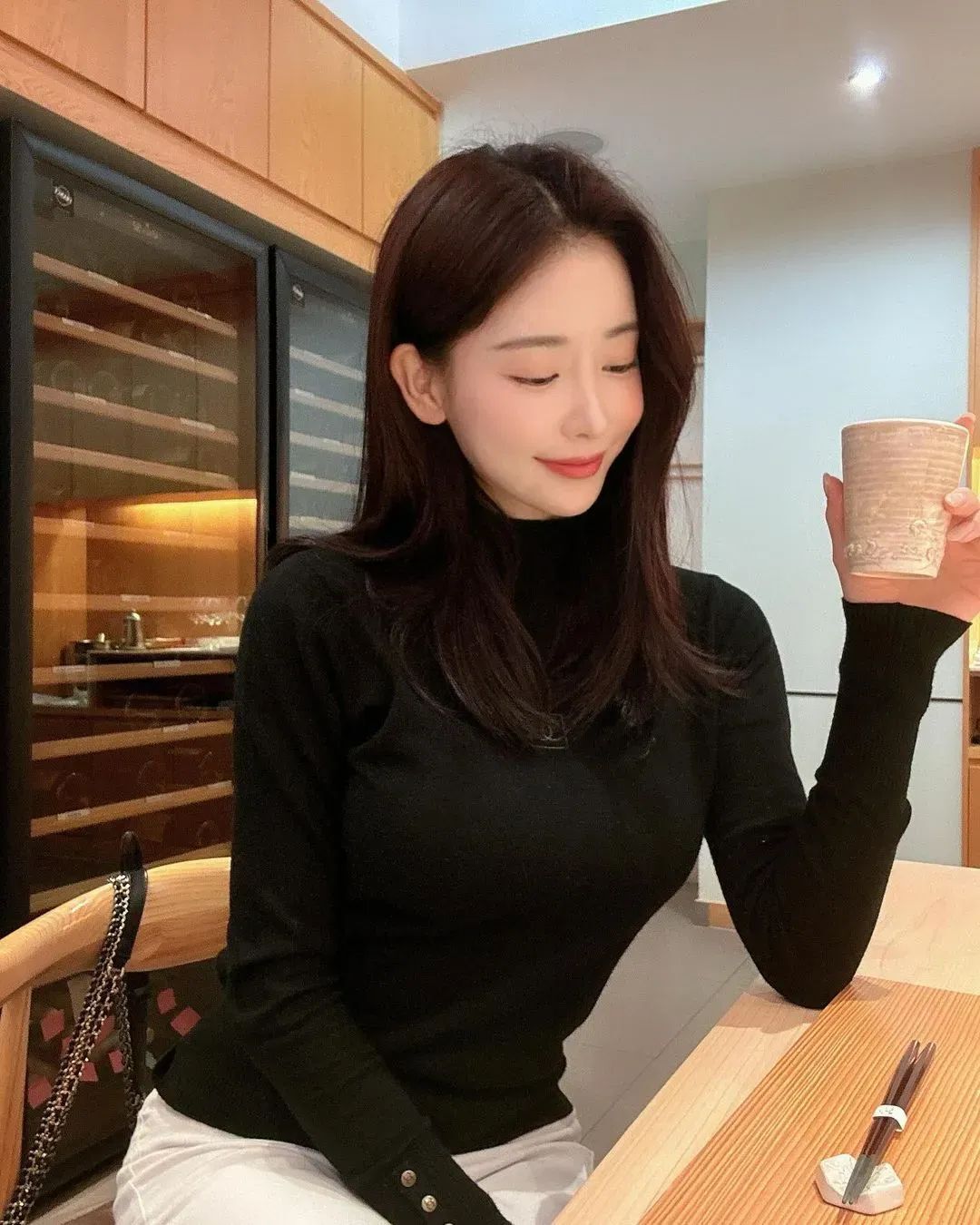 颜值逆天的韩国小妞，好想抱抱她