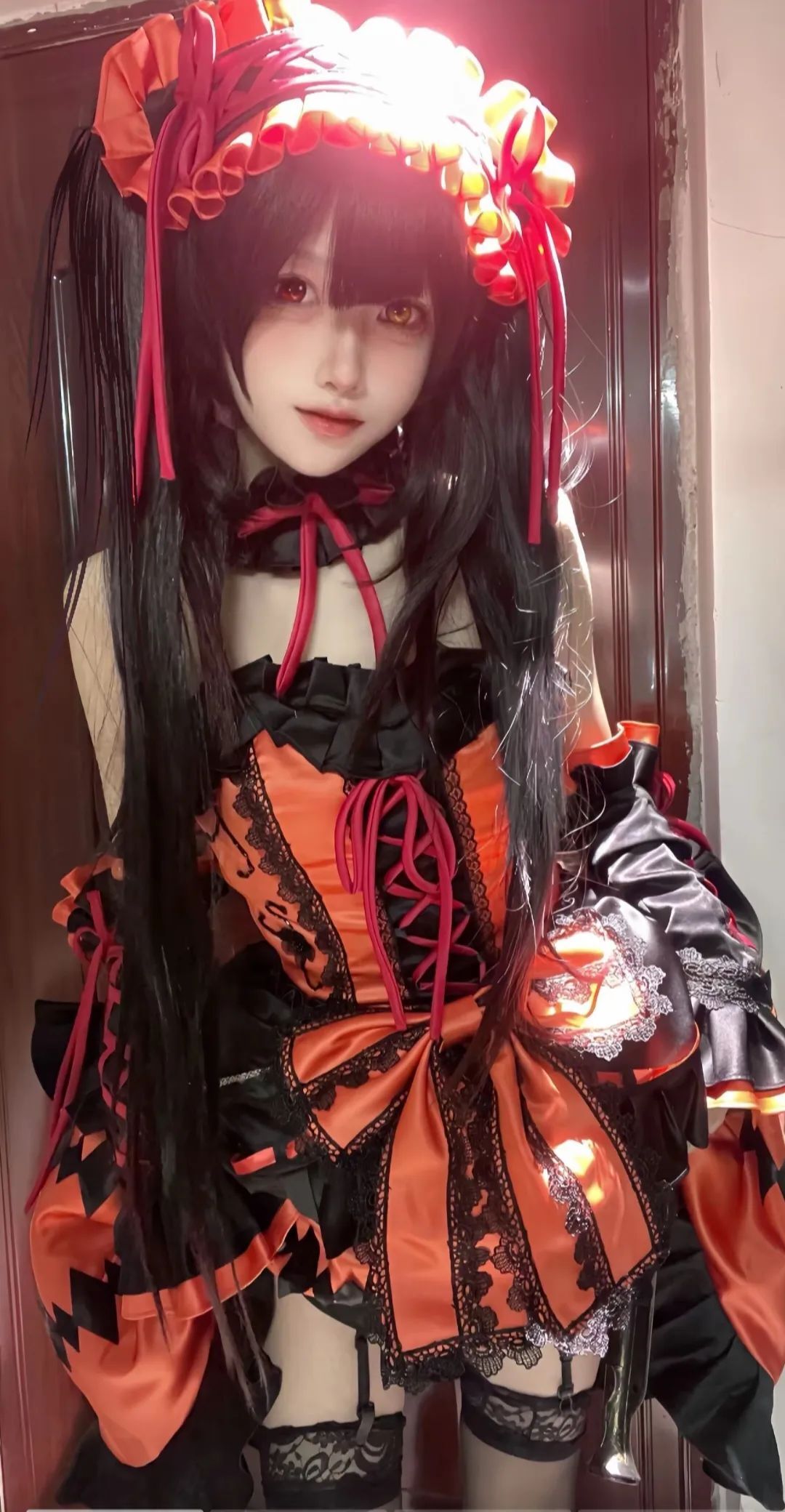 #动漫#约会大作战 如果全世界都否定你的话，那么我就要超过他们更加的选择你#时崎狂三cos