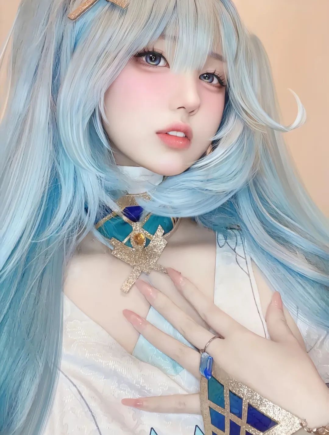 这乱糟糟的世界，只有你才是解药。#cos#珐露珊#原神#风花的呼吸#甜妹