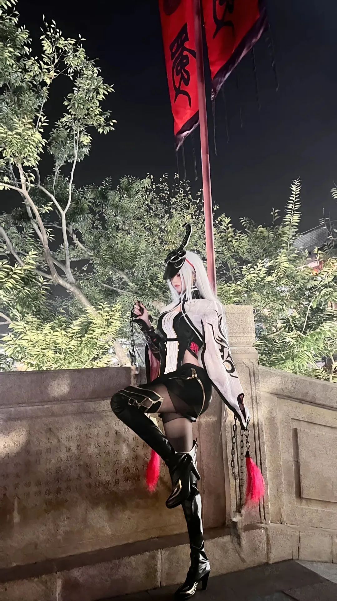 或许前路永夜，即便如此我们也要前进，星光即使微弱也会为我们照亮前途#纪莹莹#cos#御姐#永劫无间