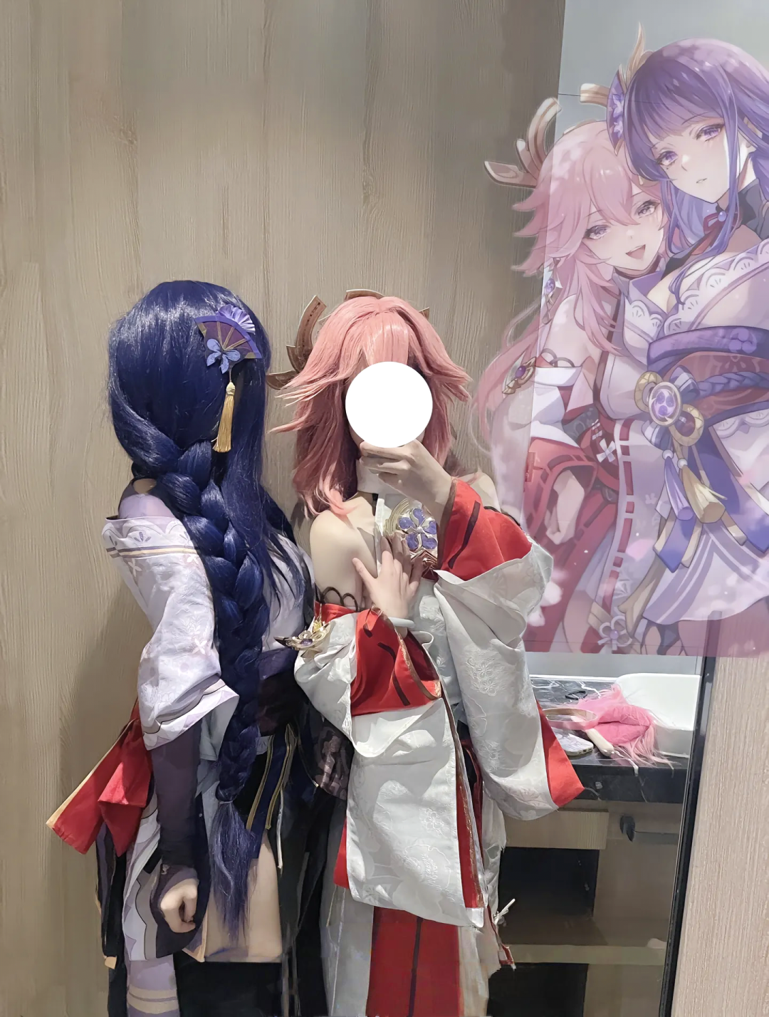 cosplay原神| 雷电将军  浮世景色百千年依旧 人之在世却如白露与泡影！旅行者 你要这只女仆将军还是要这只魅影将军OVO
