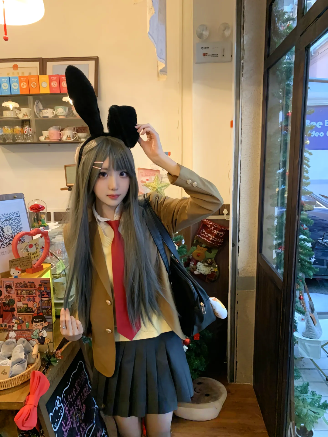 我比你想象中还要喜欢你#樱岛麻衣cos#jk#请和我约会#cos