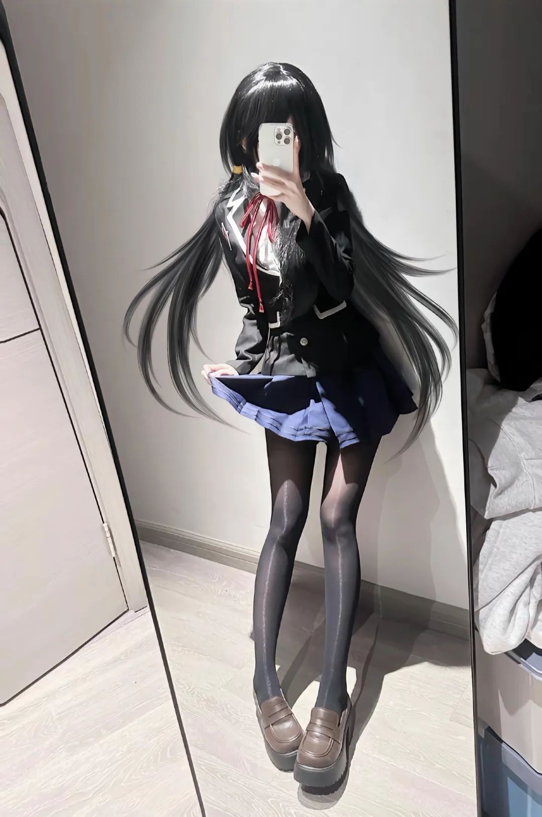 #动漫#约会大作战 如果全世界都否定你的话，那么我就要超过他们更加的选择你#时崎狂三cos