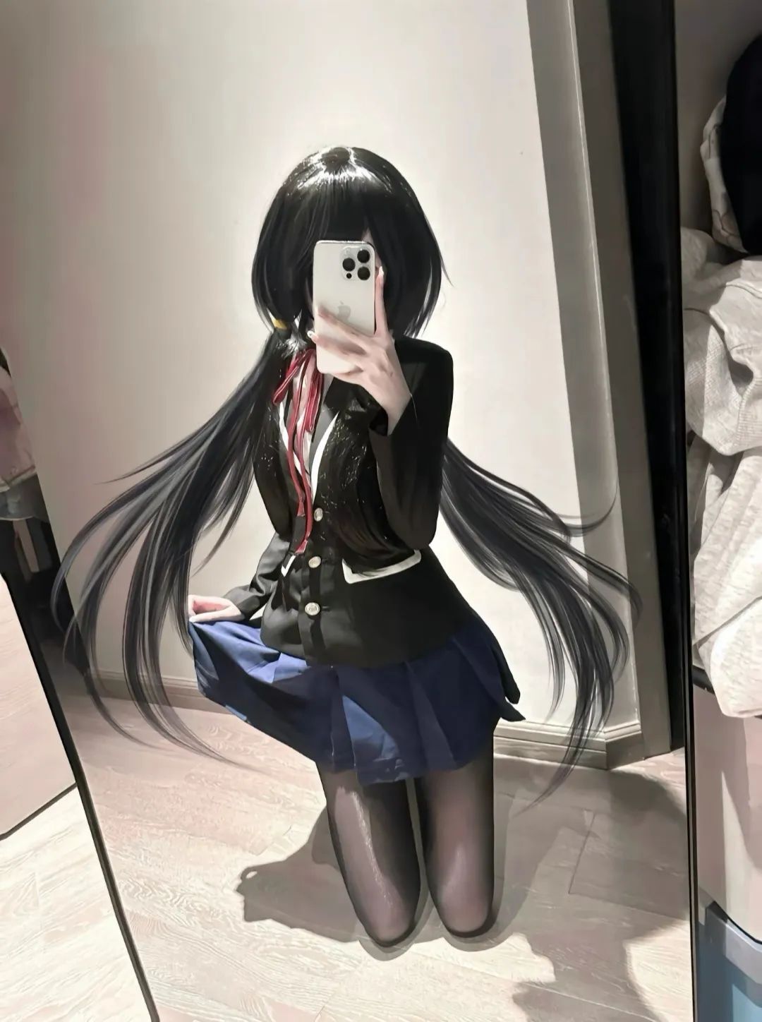 #动漫#约会大作战 如果全世界都否定你的话，那么我就要超过他们更加的选择你#时崎狂三cos