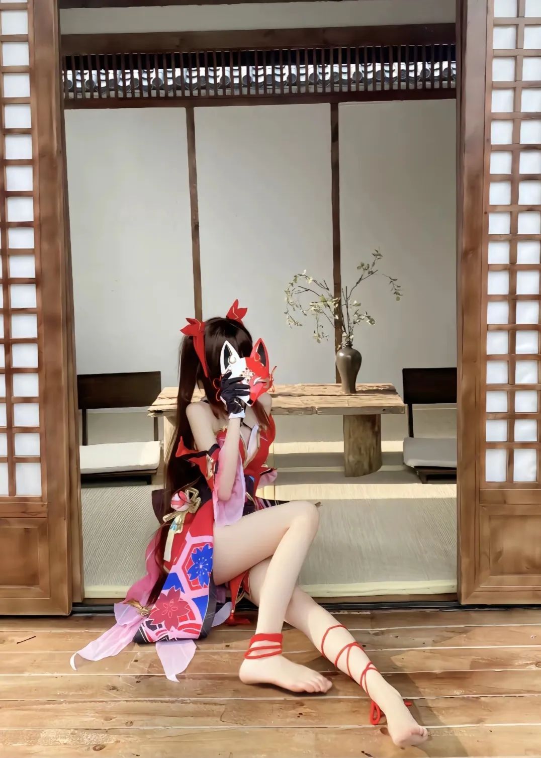 “时光匆匆 人留存千世的痕迹终究被时间所磨灭 除了极少部分人其他都会消失在名为记忆的荒海里”#花火#cos#崩坏星穹铁道#甜妹