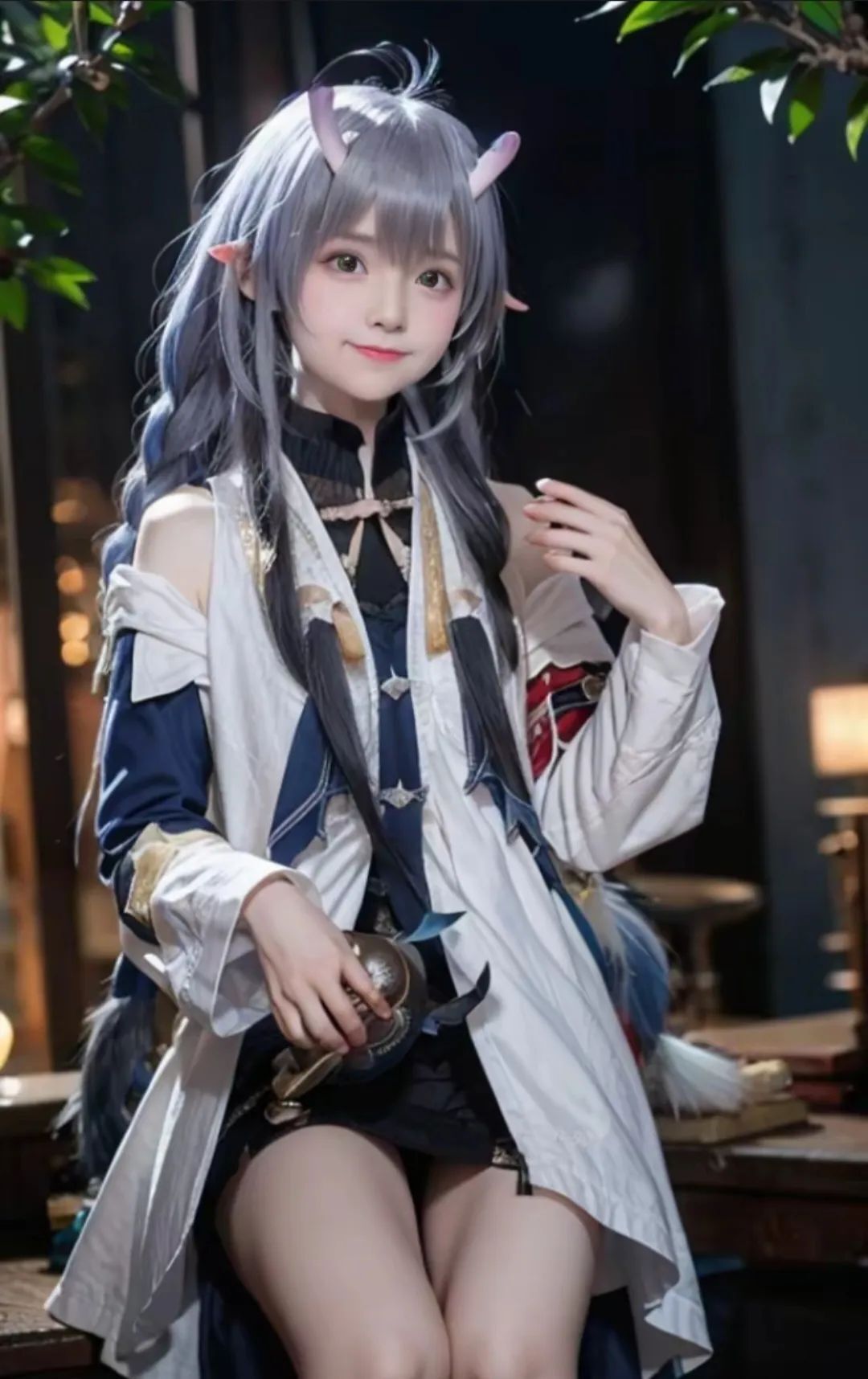 “只要我们还记得，他们都故事就还没有结束，用这杯「人生苦短」，向诸位致敬，愿此行，终抵群星”#白露#cos#萝莉#崩坏星穹铁道