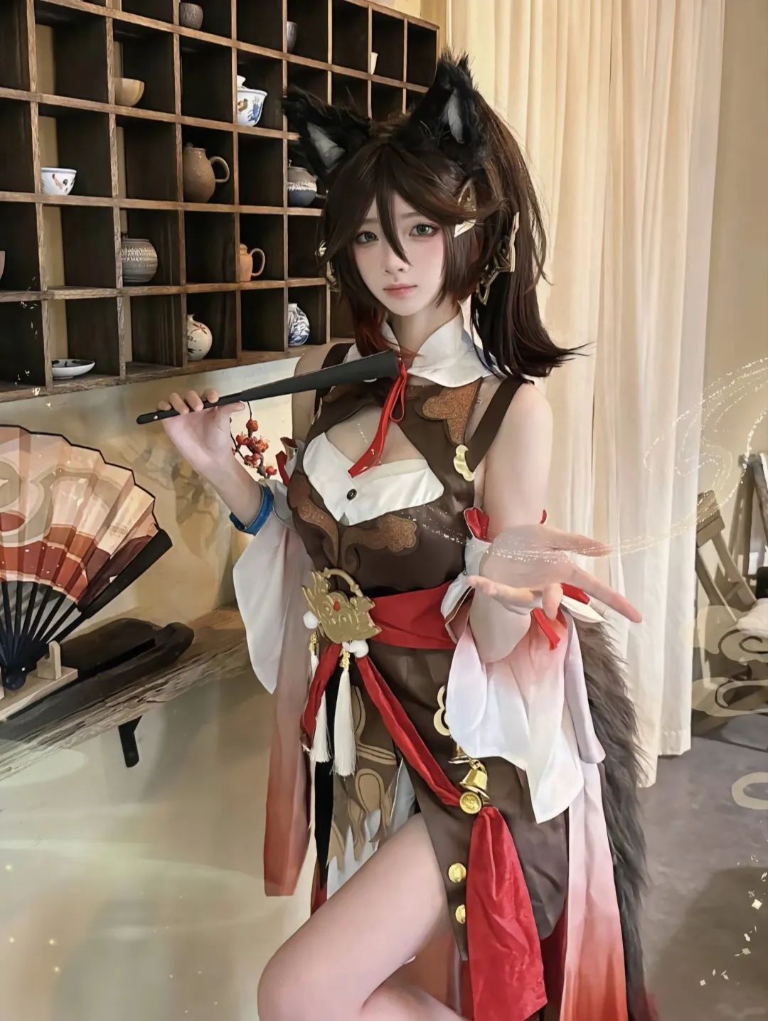 “擦肩而过只是一瞬间，相见与离别即使是如此，我也珍惜所遇到的所有”#停云#崩坏星穹铁道#cos#甜妹#星穹之旅