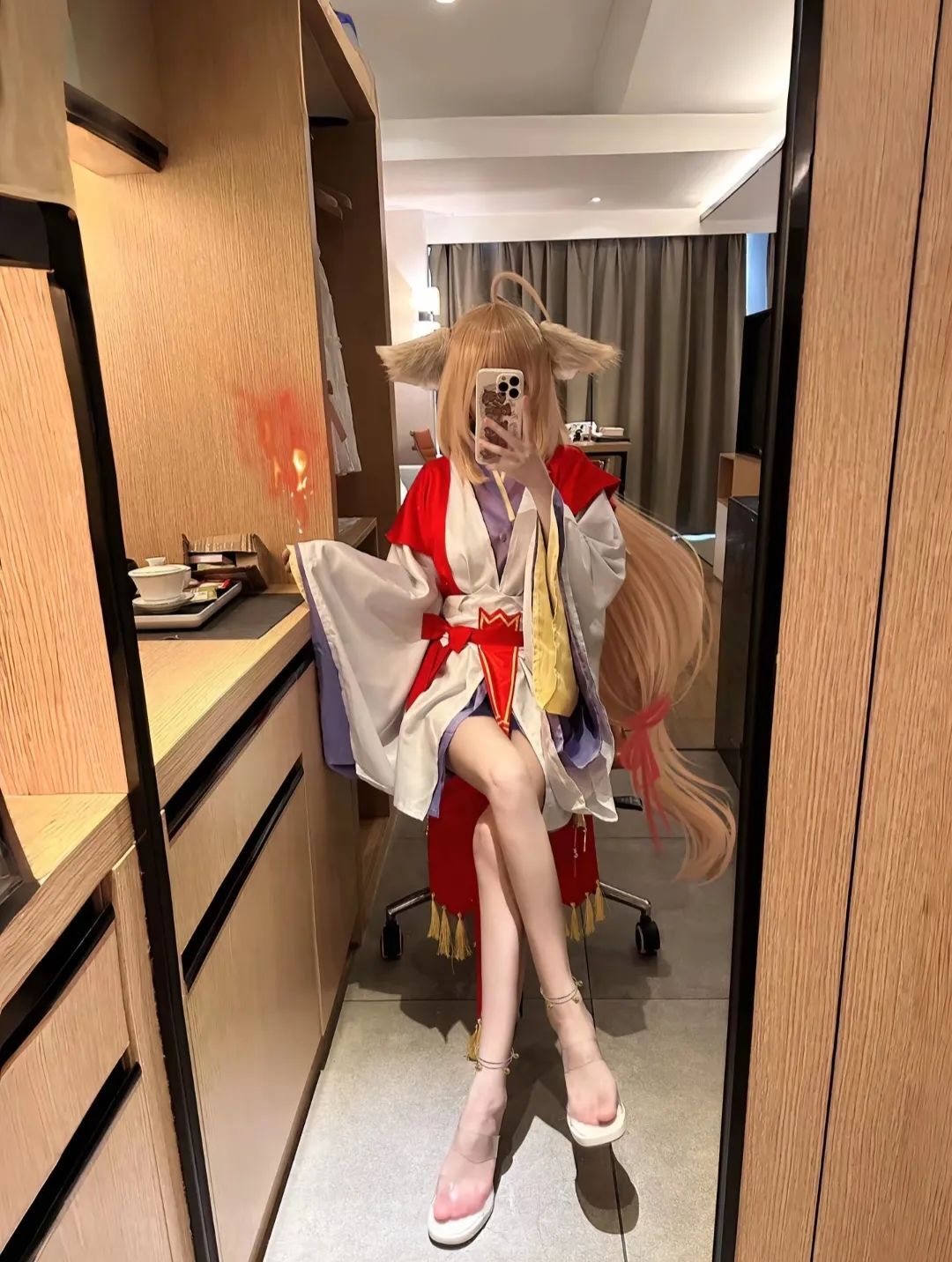 “狐妖之力，源于至情，既是因情而生的力，又怎么会不让自己，为情所伤呢?这便是红线的宿命，红线仙的宿命···#涂山红红#cos