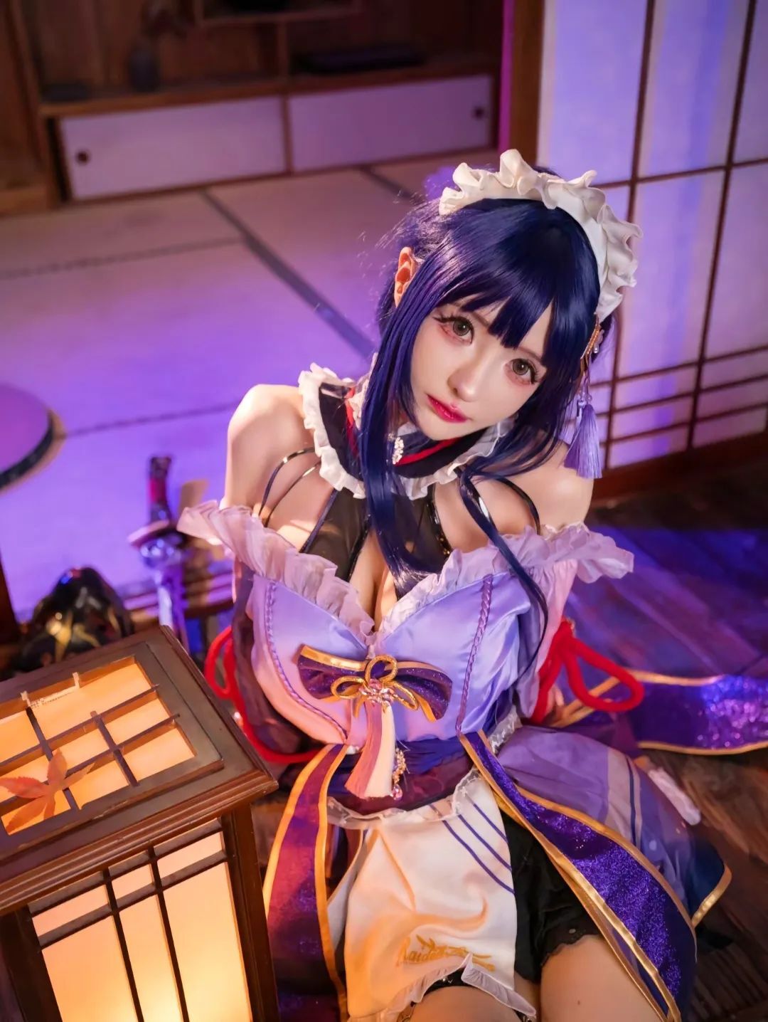 cosplay原神| 雷电将军  浮世景色百千年依旧 人之在世却如白露与泡影！旅行者 你要这只女仆将军还是要这只魅影将军OVO