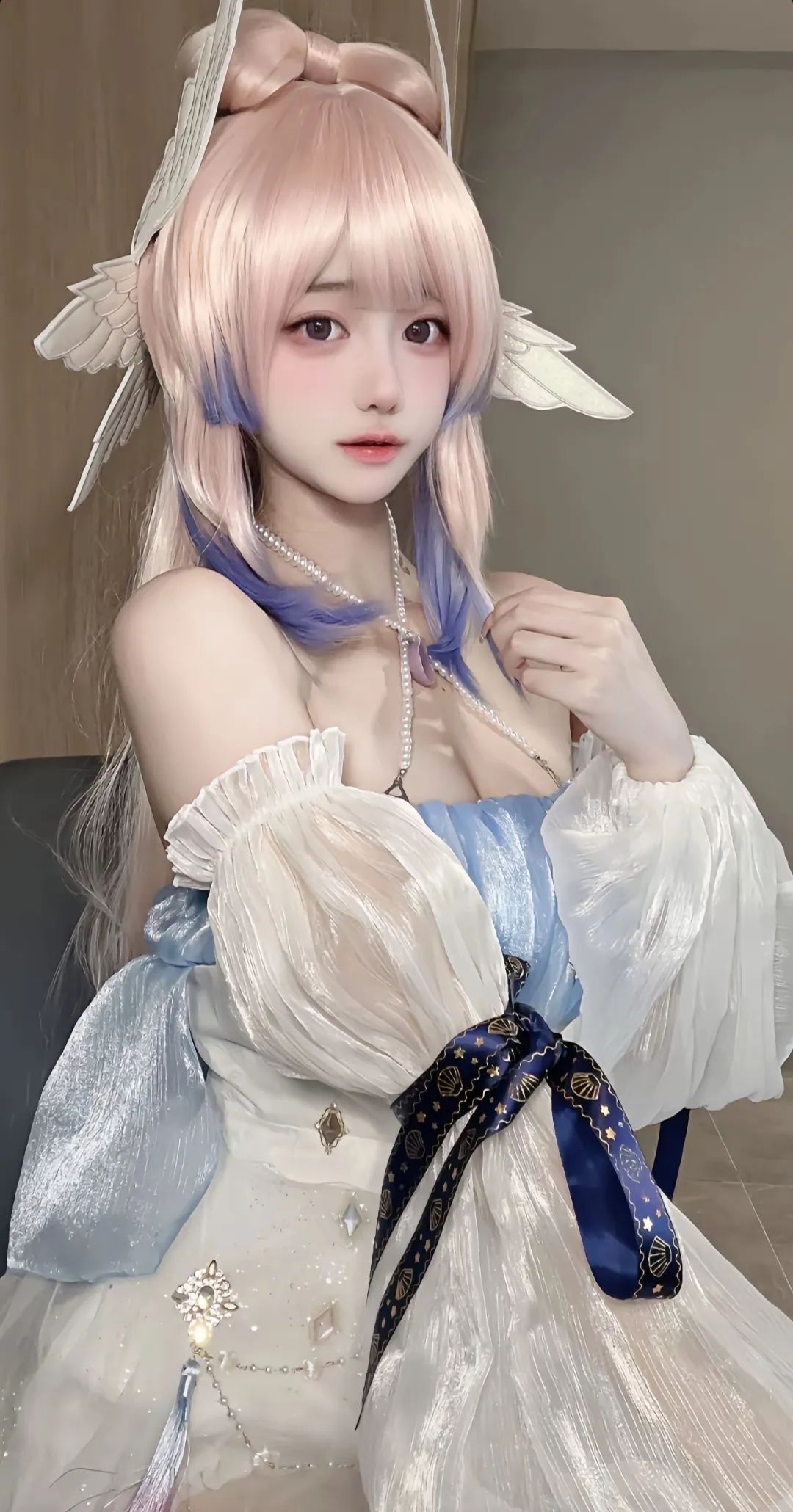 “每个生灵的意志都值得被尊重，就像海中的游鱼也有自己的方向”如果可以的话 我想带你去海底潜水#珊瑚宫心海#cos#原神