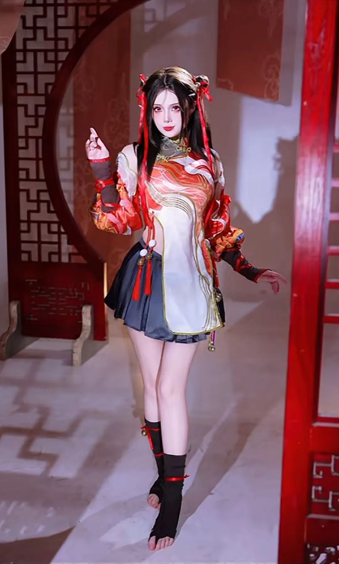 “后来我不再奢求幸福“只希望你和我平平安安”#沈妙#朱雀星衣#永劫无间#cos#平安#甜妹#沈秒皮肤cos
