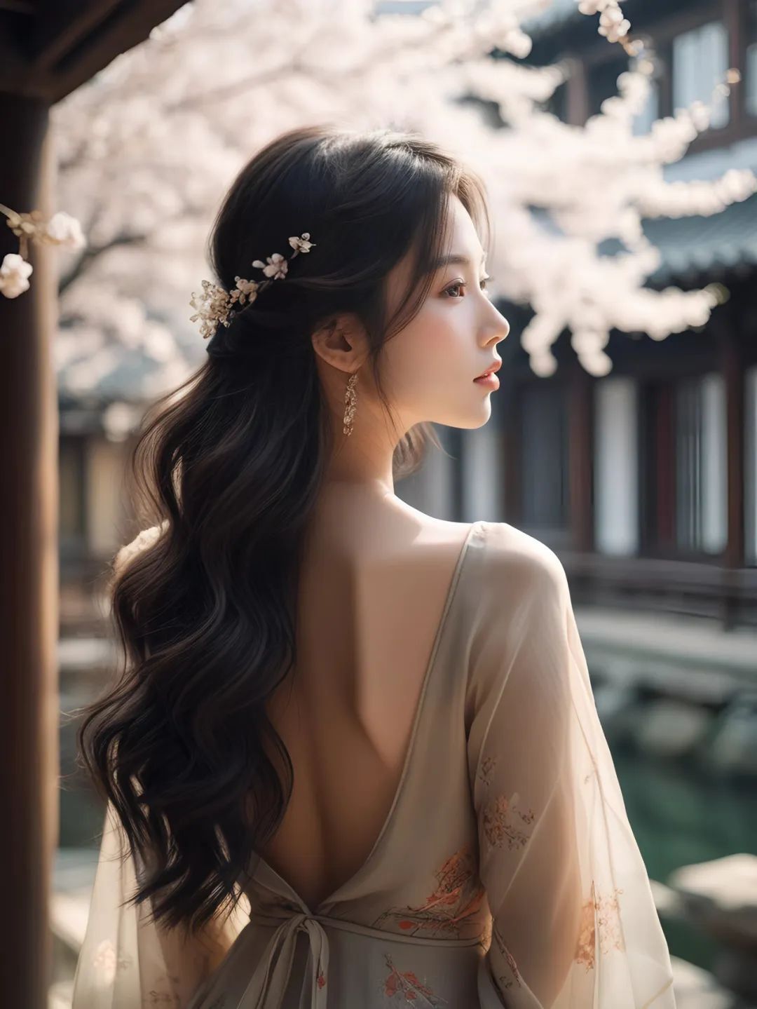 绝美背影