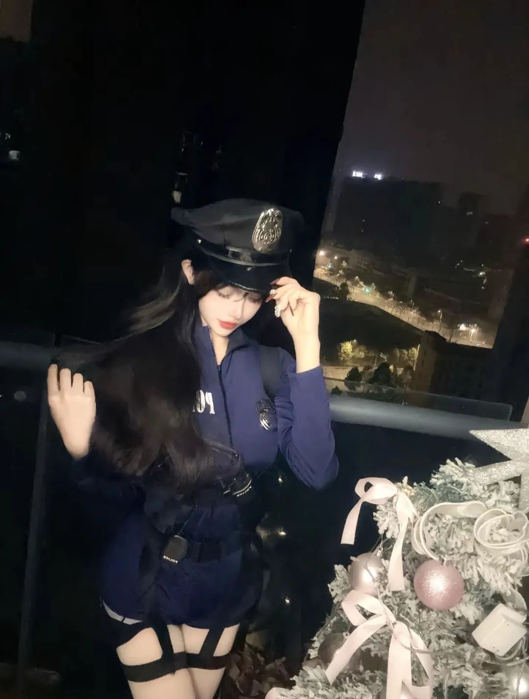 抱歉…你被逮捕了#女警cos#御姐#制服#辣妹