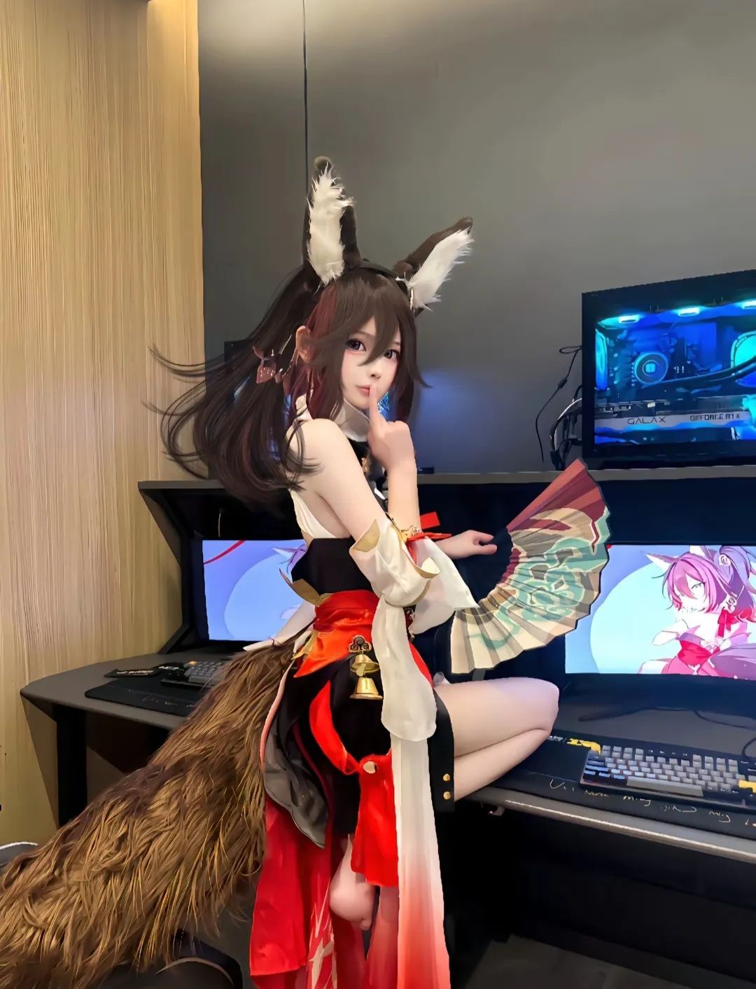 “擦肩而过只是一瞬间，相见与离别即使是如此，我也珍惜所遇到的所有”#停云#崩坏星穹铁道#cos#甜妹#星穹之旅
