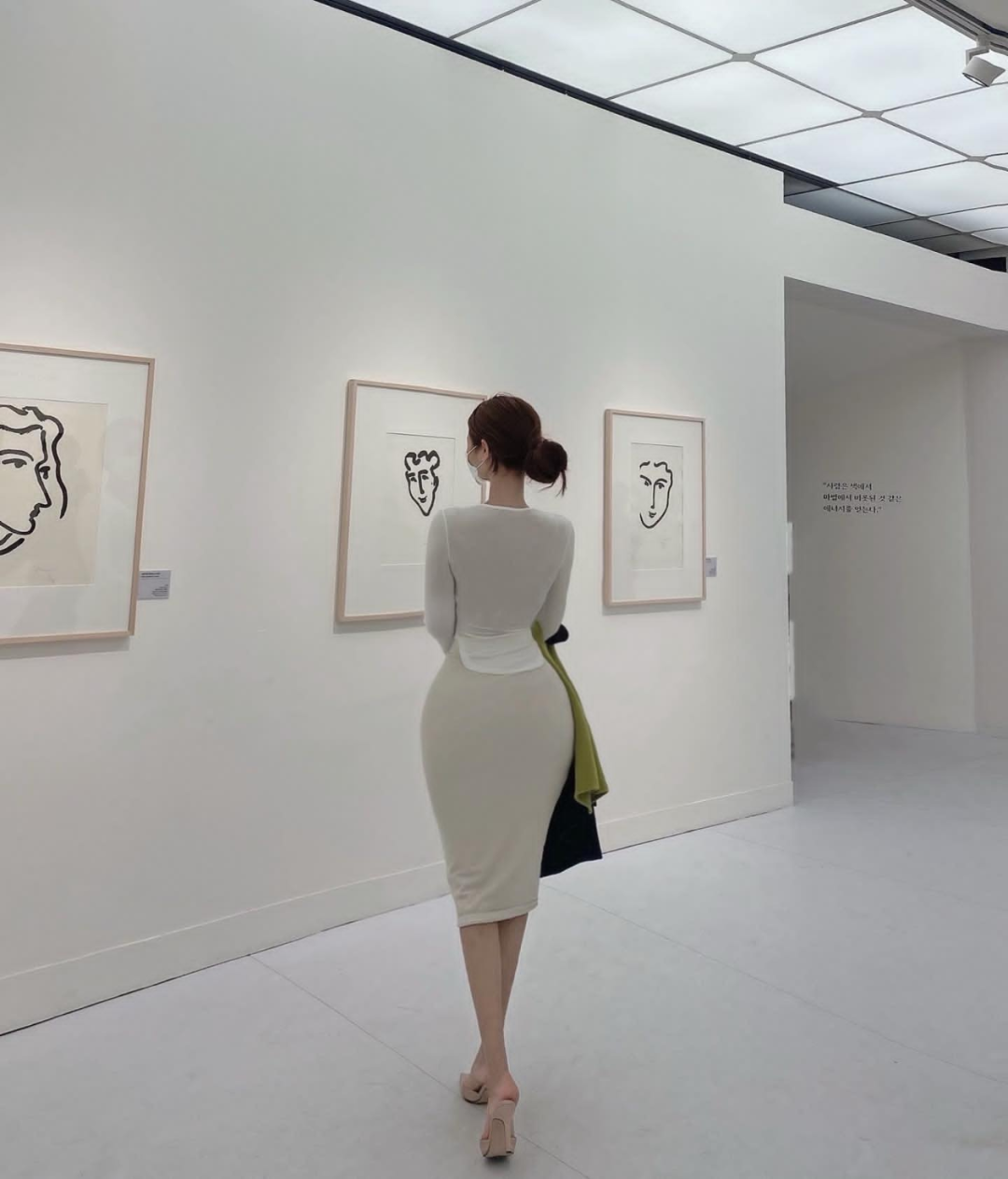 练习瑜伽的身材！真的很好啊！