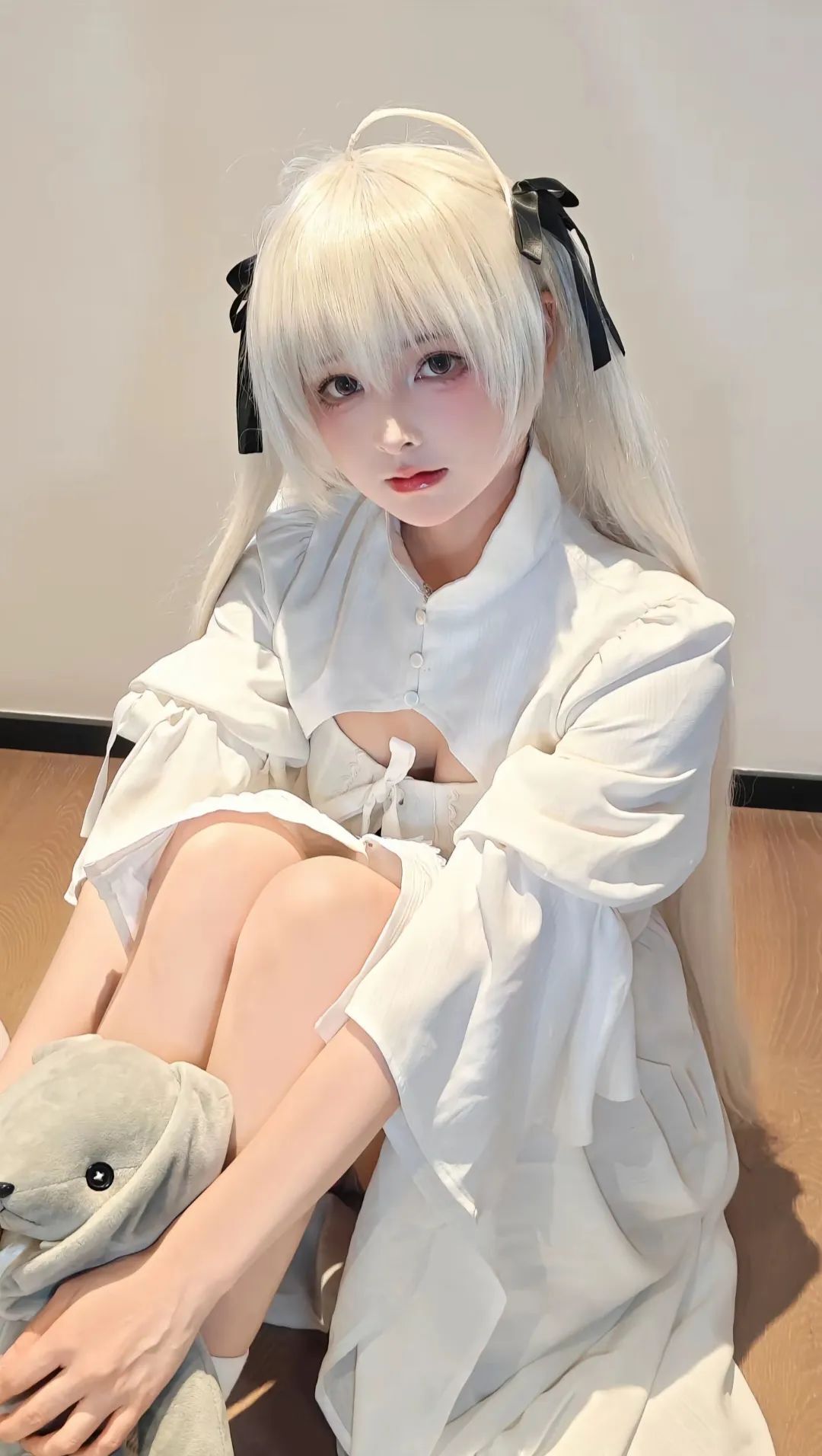 无论我们相隔多远 我们都相处于同一片天空之下#cos#穹#穹妹#春日野穹#缘分的天空#甜妹