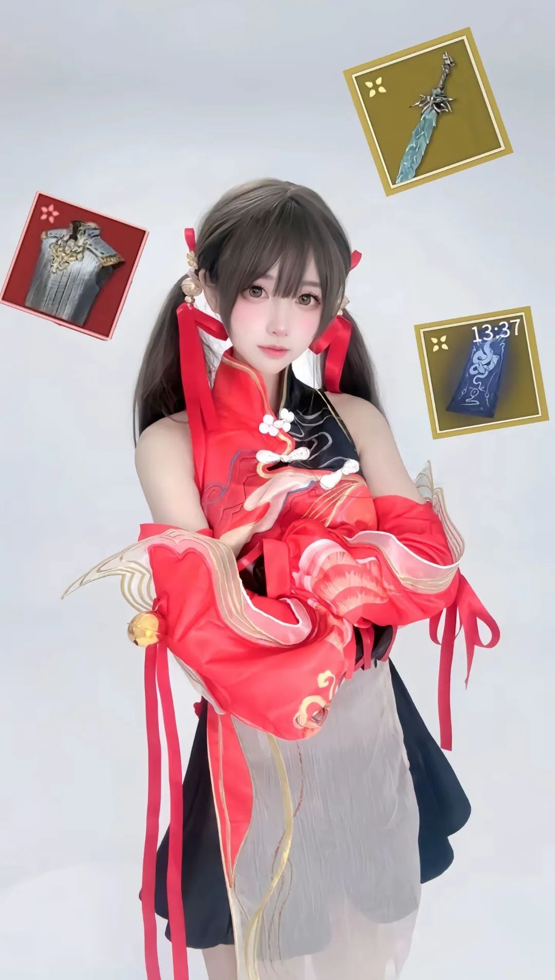 “后来我不再奢求幸福“只希望你和我平平安安”#沈妙#朱雀星衣#永劫无间#cos#平安#甜妹#沈秒皮肤cos