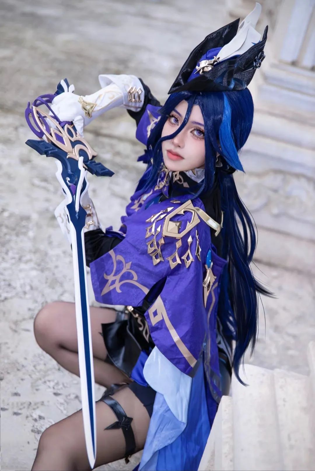 “往后我的剑将随行与你，你的命运亦将与我共存”#克罗琳德#cos#原神#原神枫丹#御姐#异世界之旅