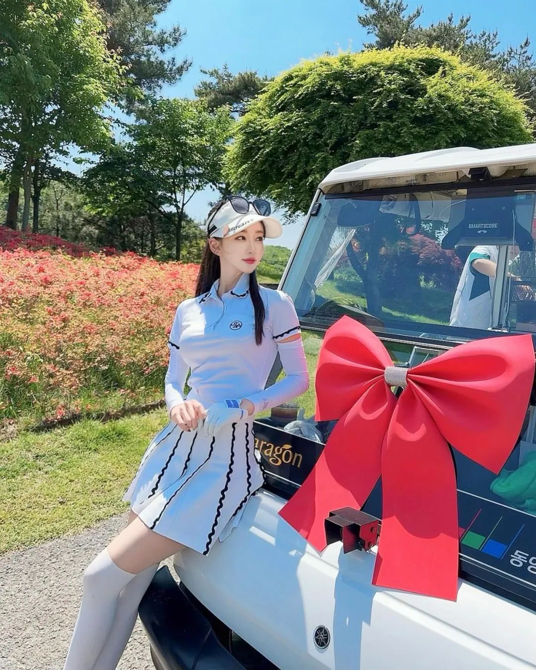 高尔夫女神！顶级身材太润了