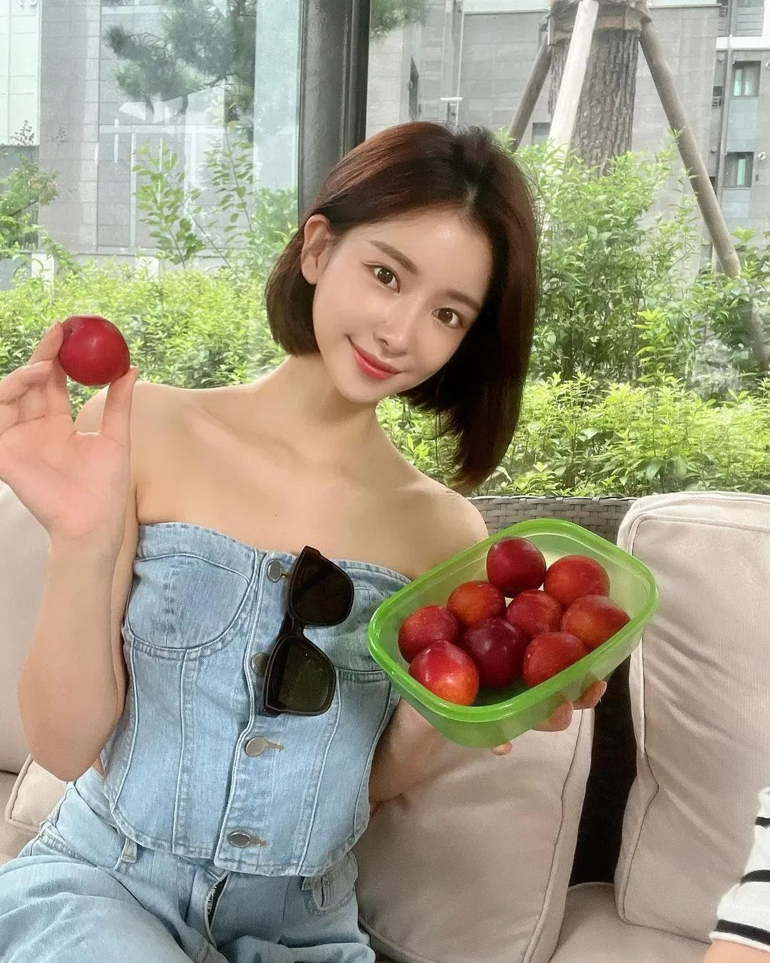 颜值逆天的韩国小妞，好想抱抱她