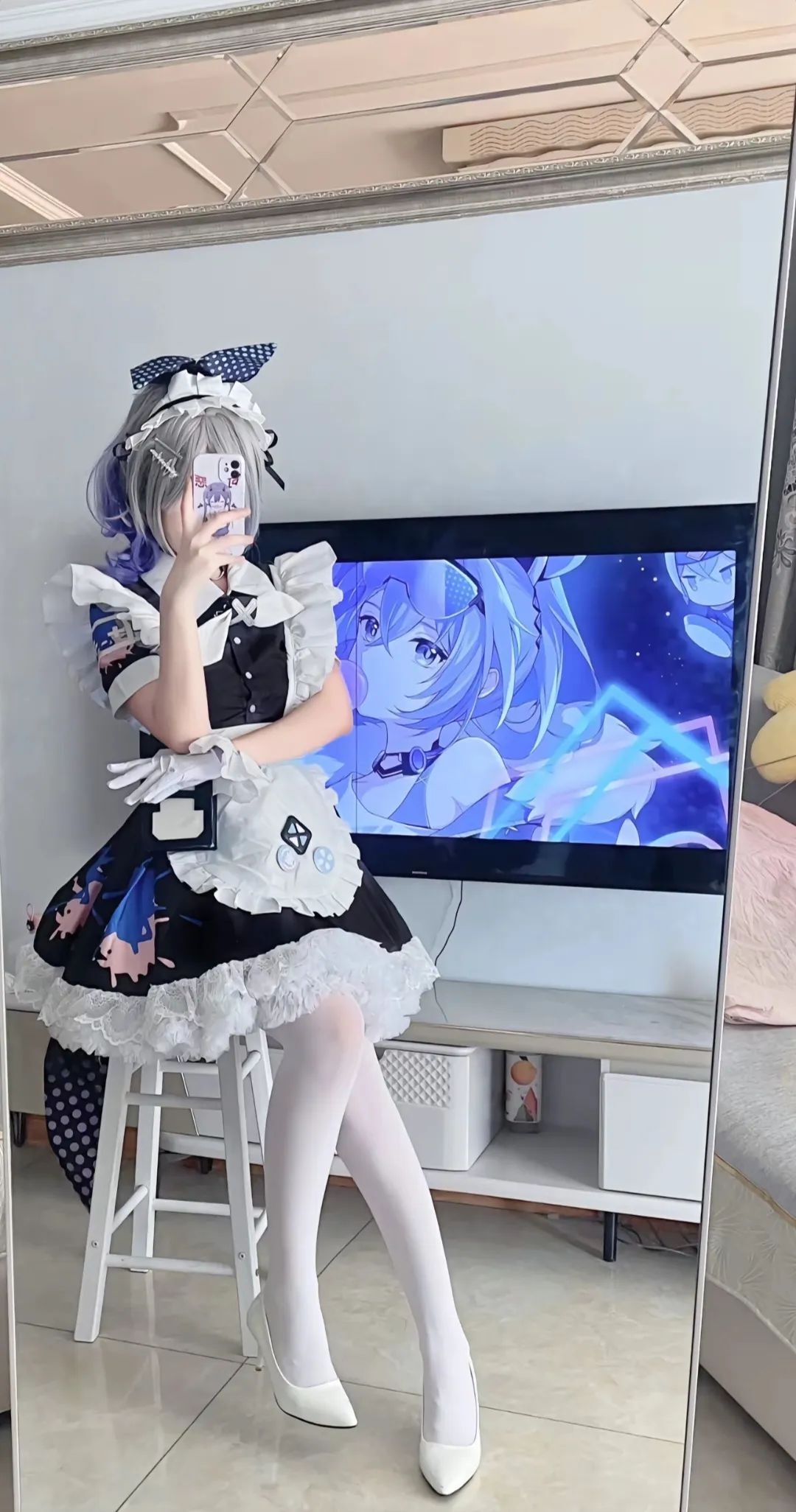 “即使你忘记了我，我也不会忘记你，无论重来多少次，我都会拯救你”#银狼#崩坏星穹铁道#cos#假如在午夜入梦#甜妹