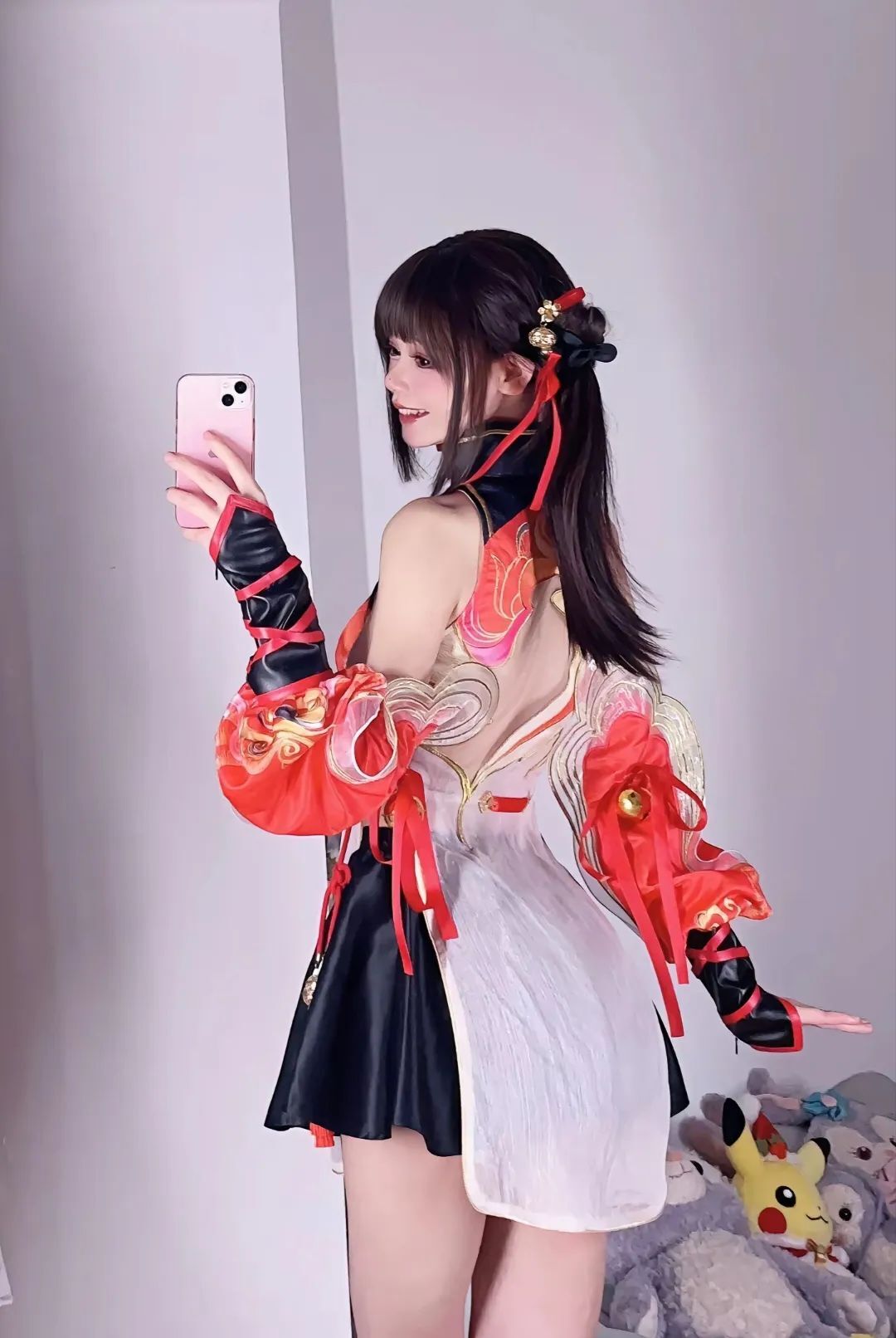 “后来我不再奢求幸福只希望你我平安”#沈妙#朱雀星衣#永劫无间穿搭#永劫暖暖#平安#千机喵