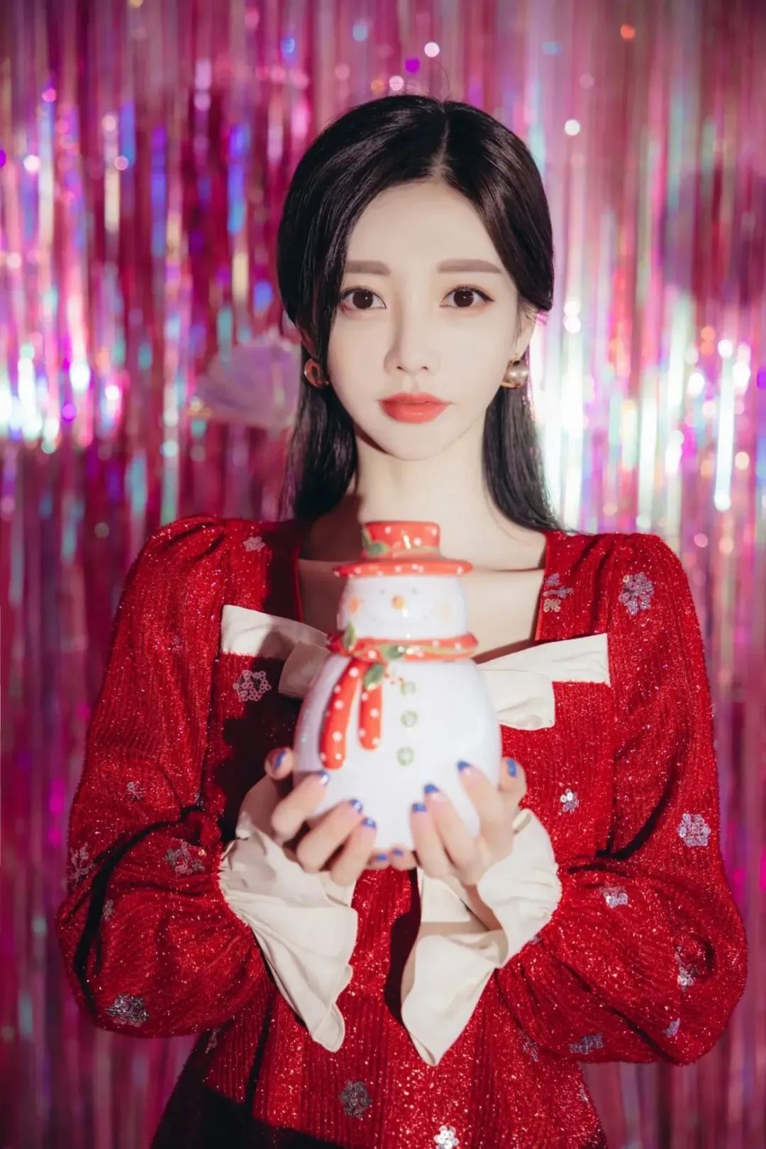 孙允珠图鉴864，草莓圣诞花摆裙