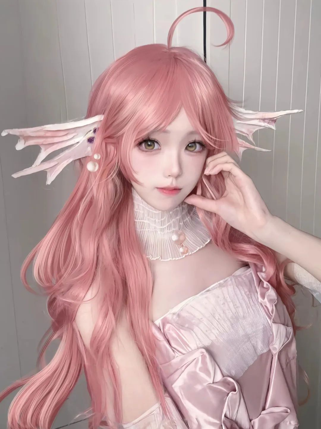 是粉色的人鱼朵朵！#cos#朵莉亚#朵莉亚520限定皮肤#朵莉亚心动手记