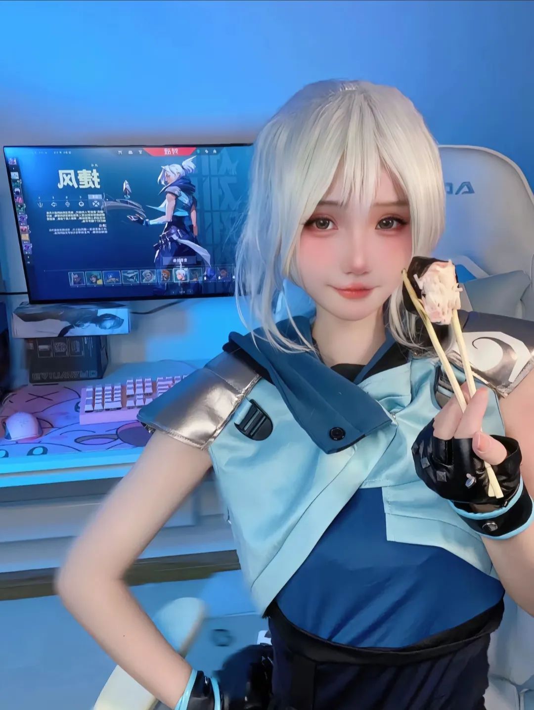 我会保护你，就是冲进去把敌人全部都干掉的那种#jett#捷风#cos#无畏契约#瓦罗兰特#甜妹