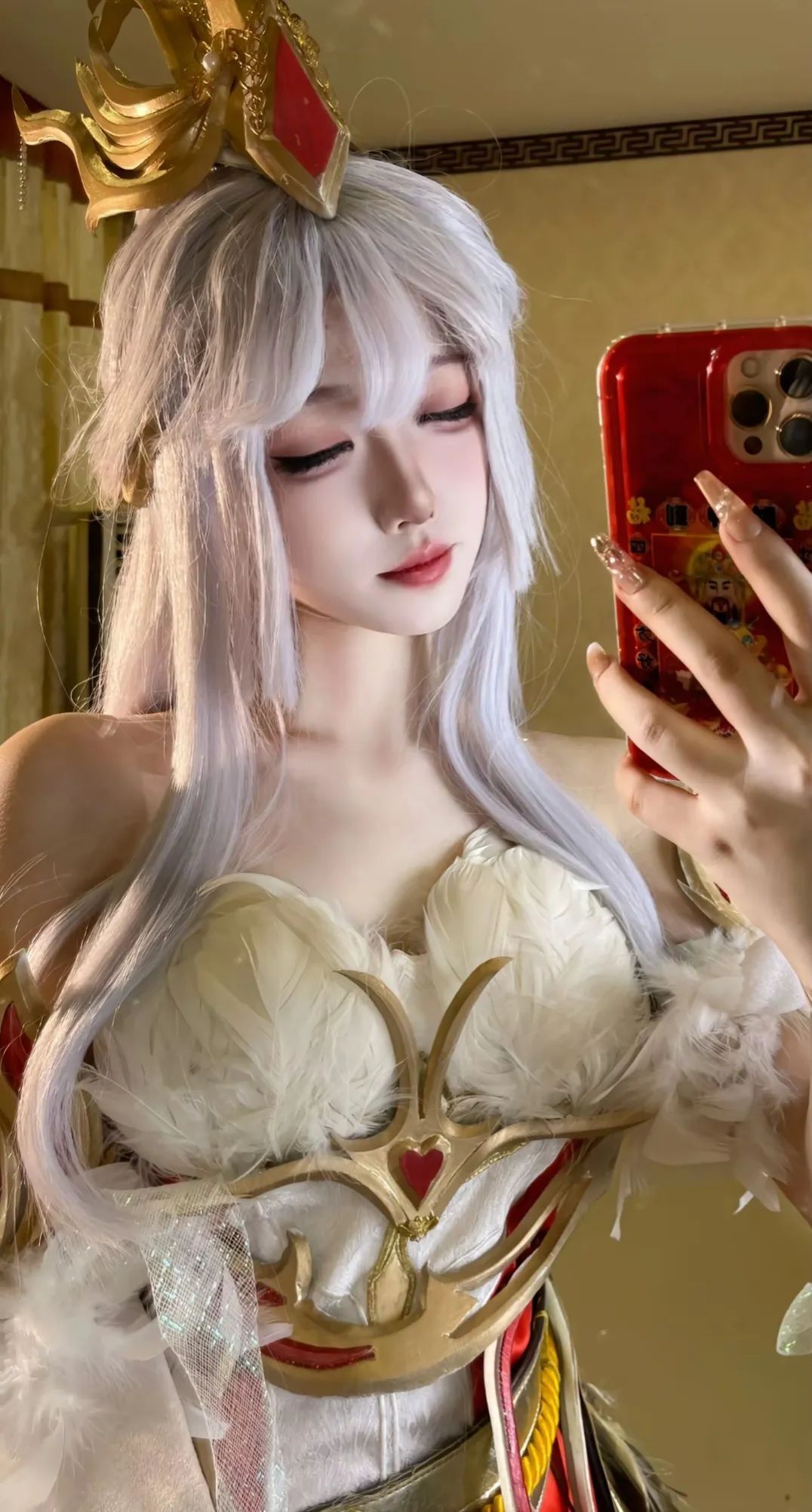 身无彩凤双飞翼，心有灵犀一点通#王昭君#凤凰于飞#cos#王者荣耀#御姐